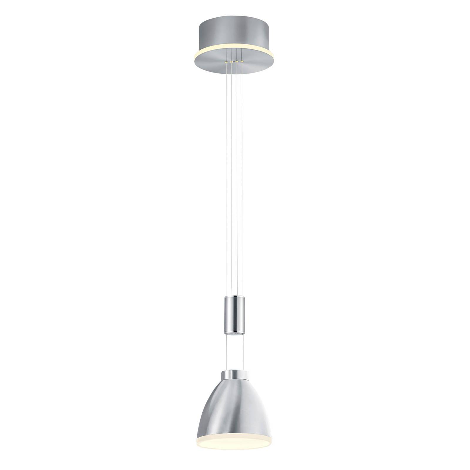 B-Leuchten Leni suspension LED 1l nickel mat