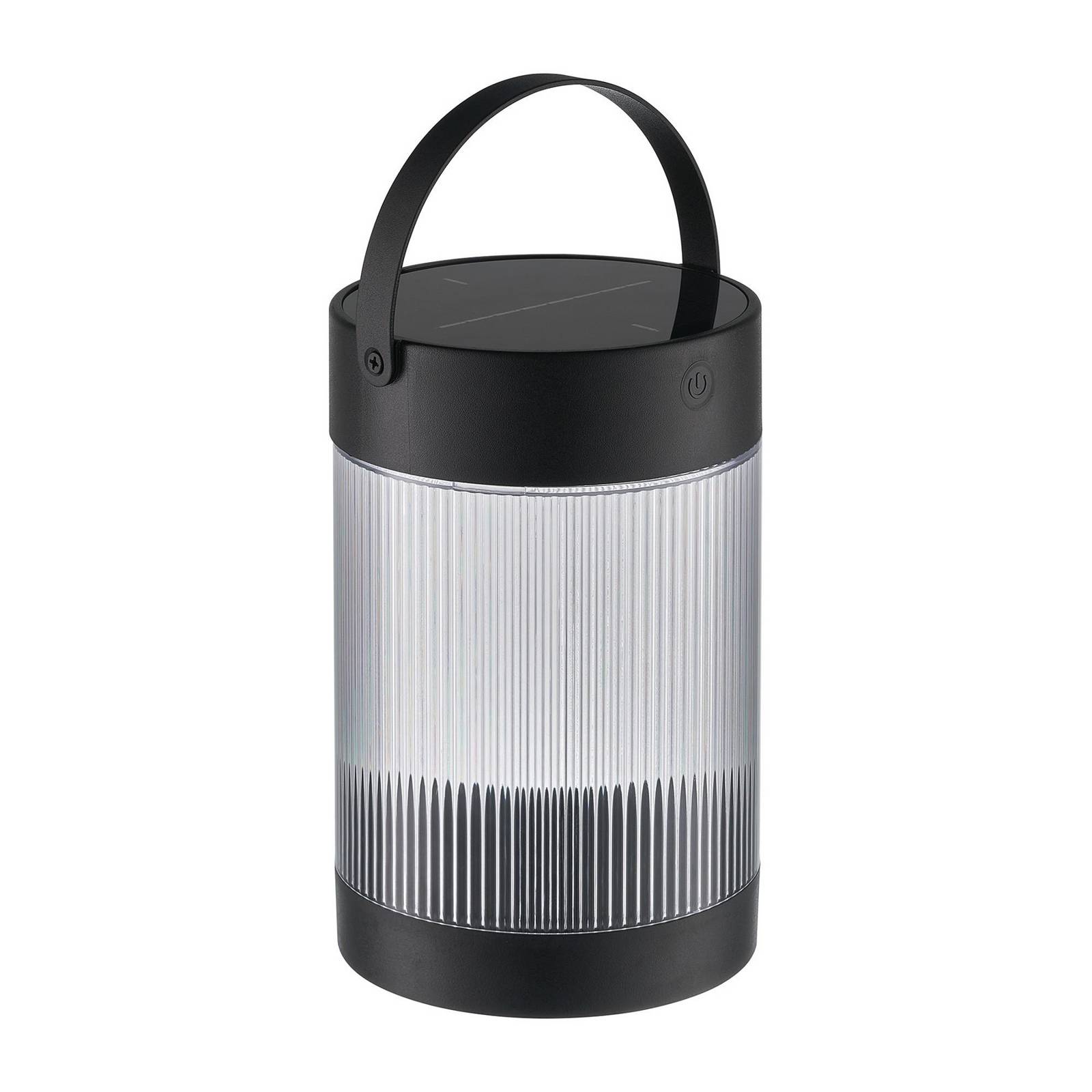Solar-Tischleuchte Coupar, schwarz, Kunststoff, IP44