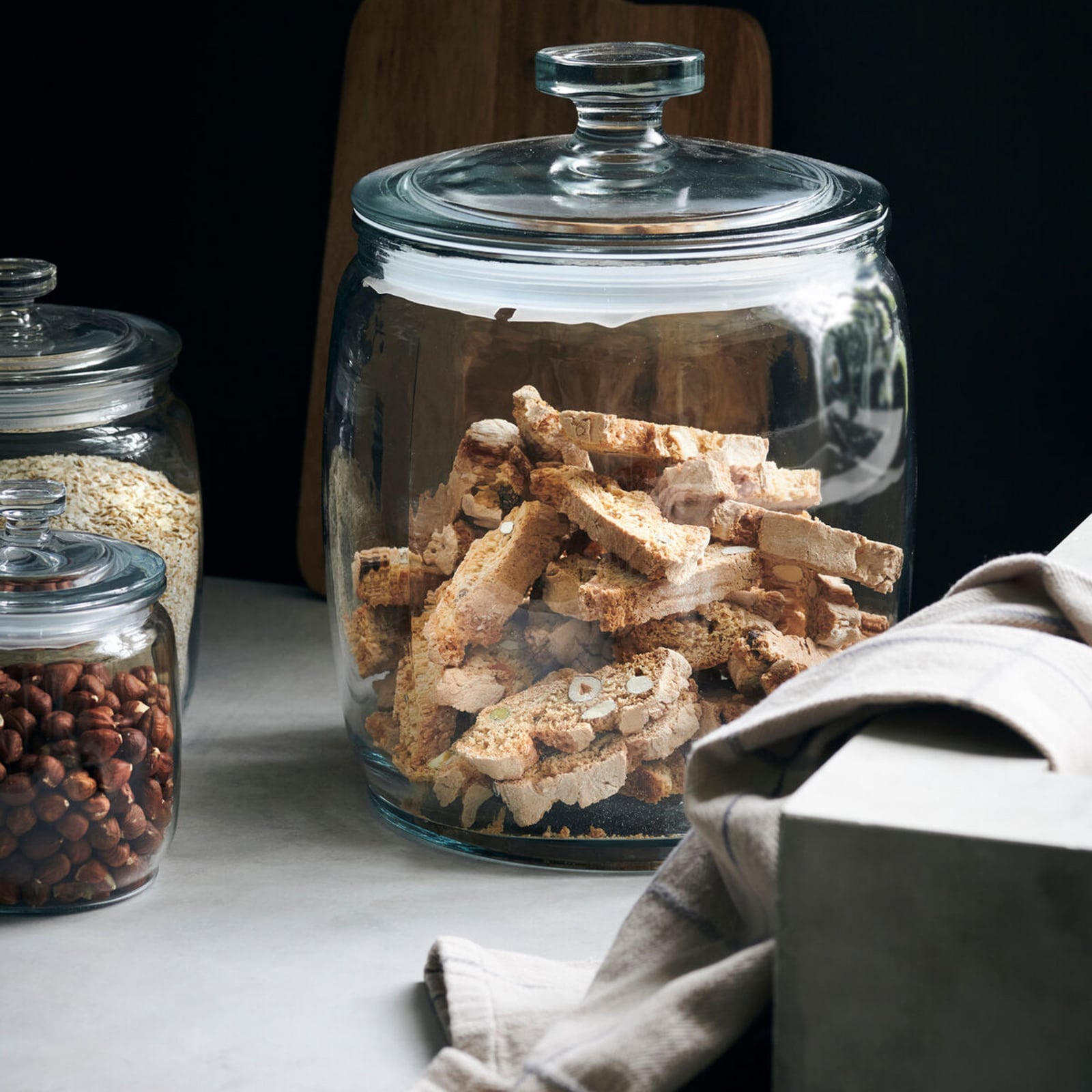 Barattolo di vetro HDVille, trasparente, 29 x 23 cm - House Doctor