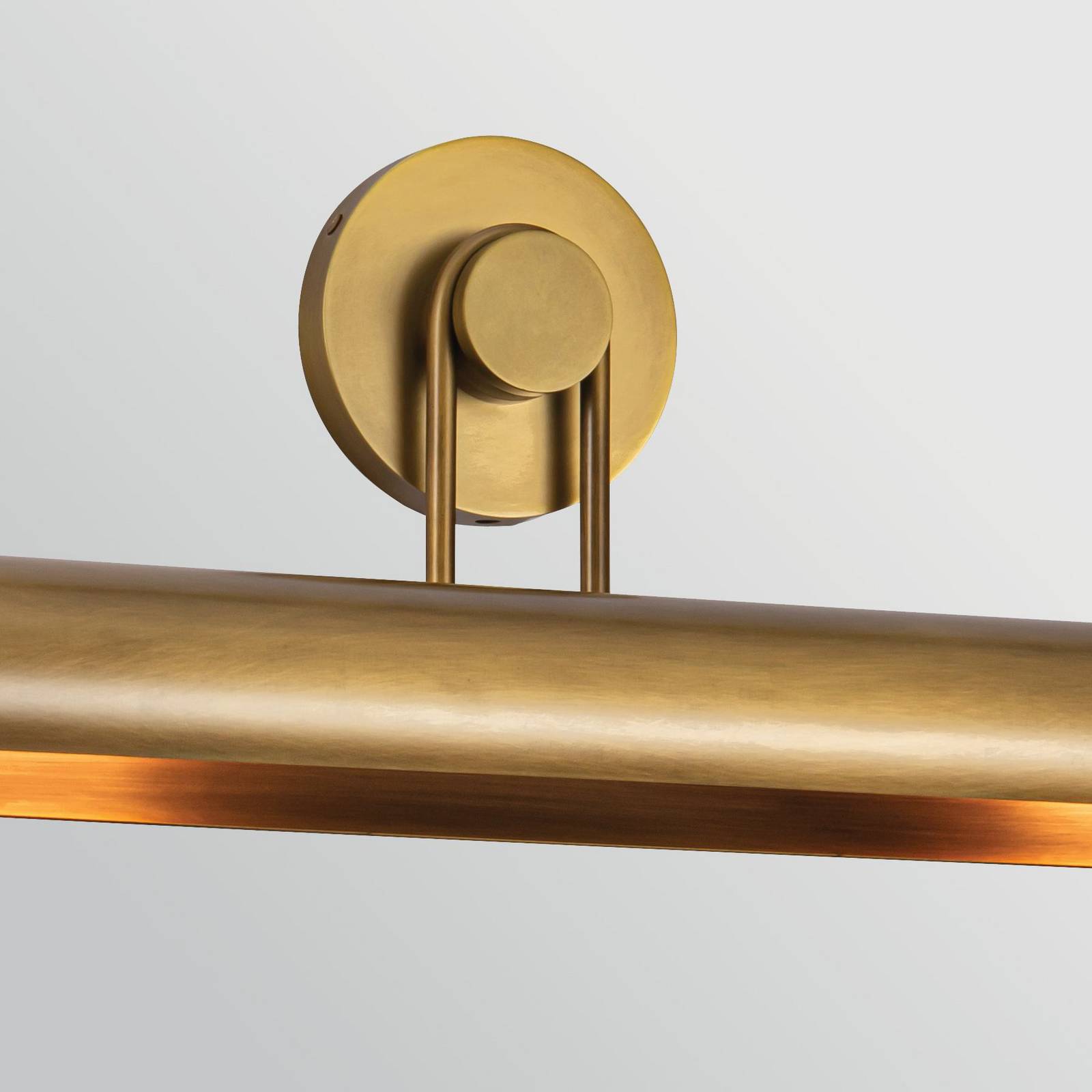  Quintiesse Wandlampe Wynwood, Altmessing, Breite 81 Cm, Metall, 2 X E27 