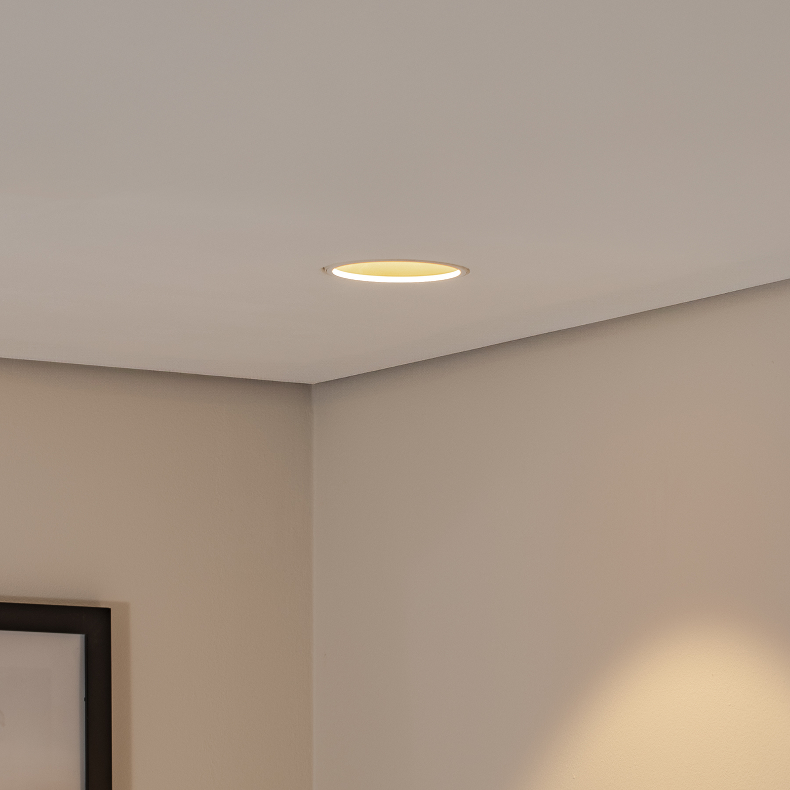 Bega LED spot da incasso a soffitto Studio Line, bianco/ottone, alluminio