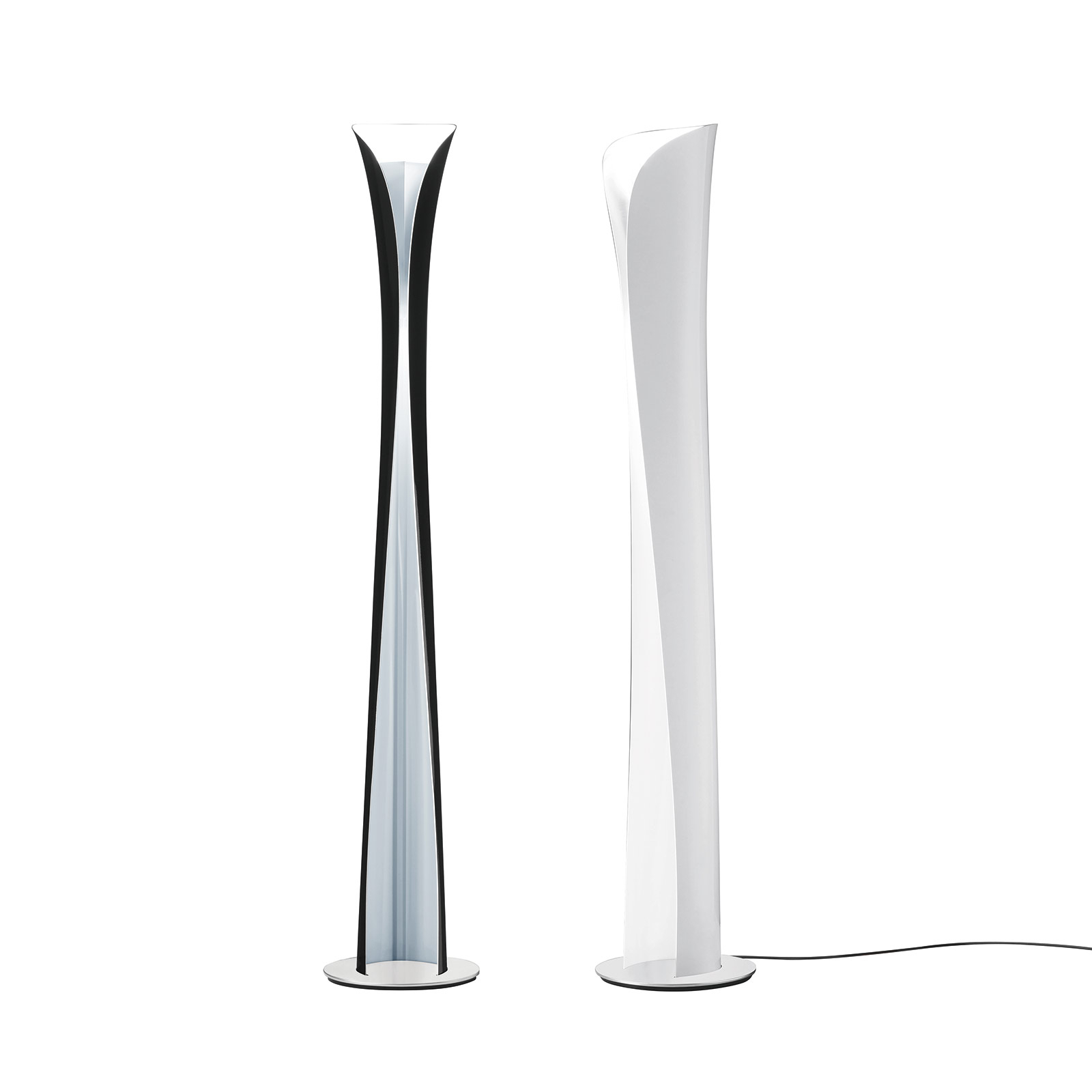 Cadmo schwarz-weiße LED-Stehlampe 2.700 K - Artemide