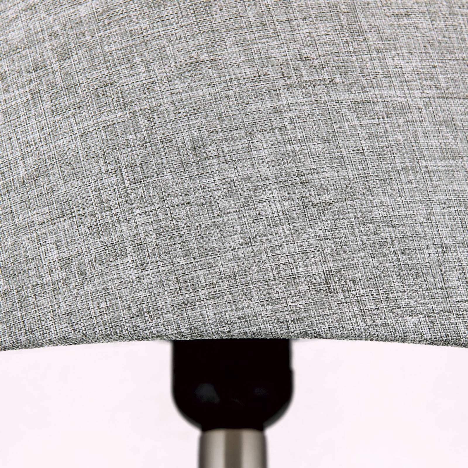 Lampa stołowa Orchid, brązowy/szary, wysokość 53,5 cm, ceramika/len