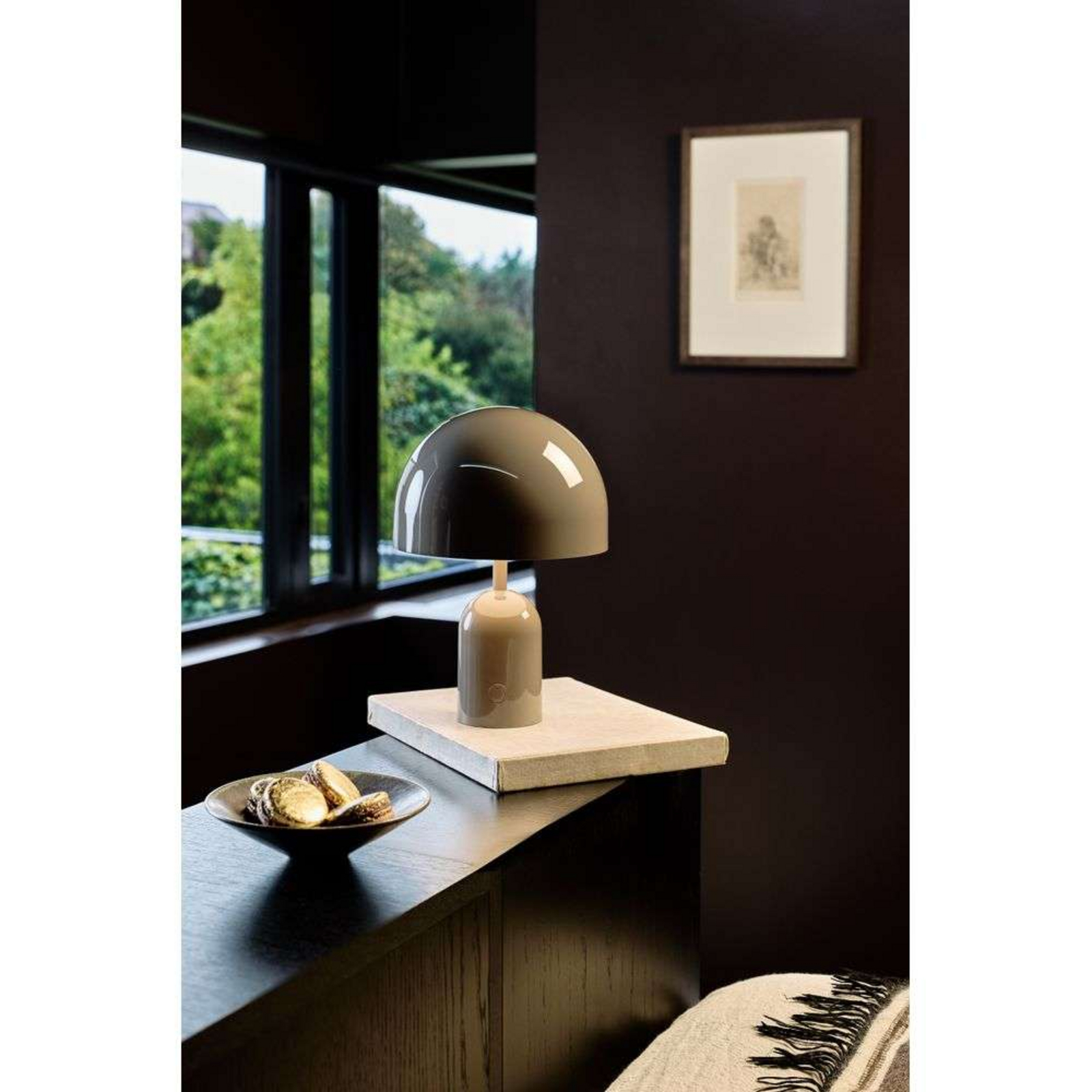 Bell Portable Candeeiro de Mesa H28 IP44 Taupe - Tom Dixon