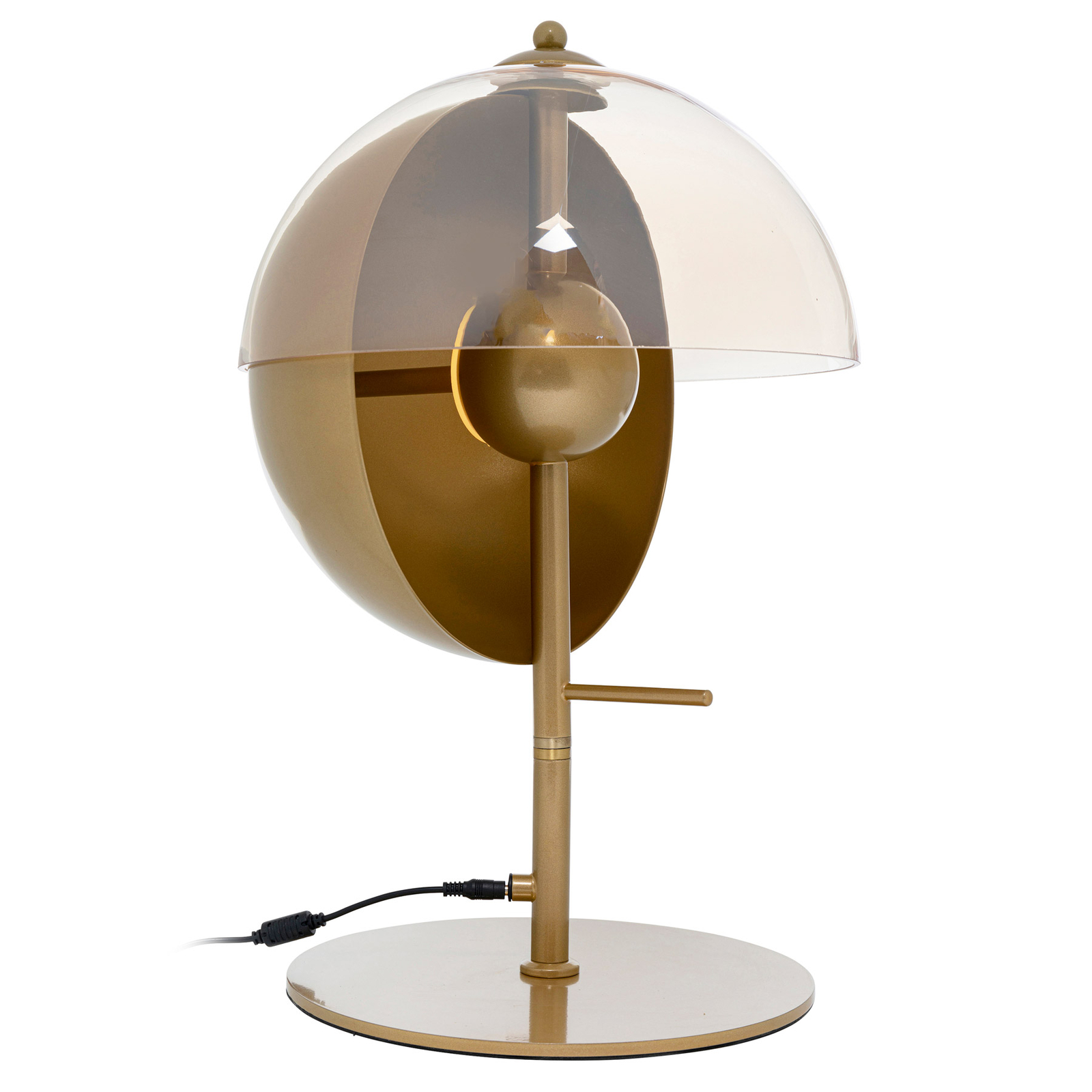 KARE Romy LED-bordlampe i stål og glass gull