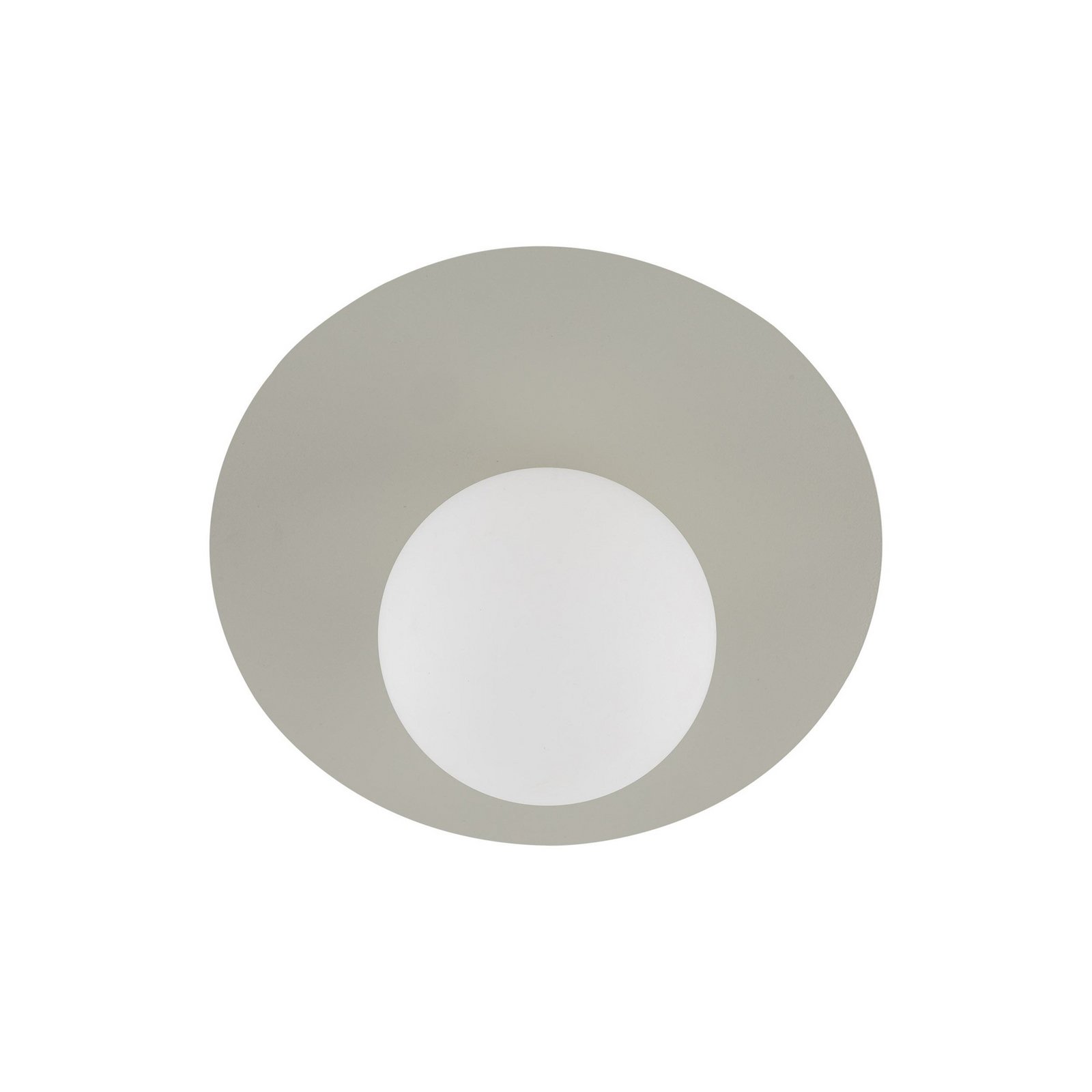 Deckenlampe Pixie, beige, Glas, Ø 25 cm, Kugel, G9