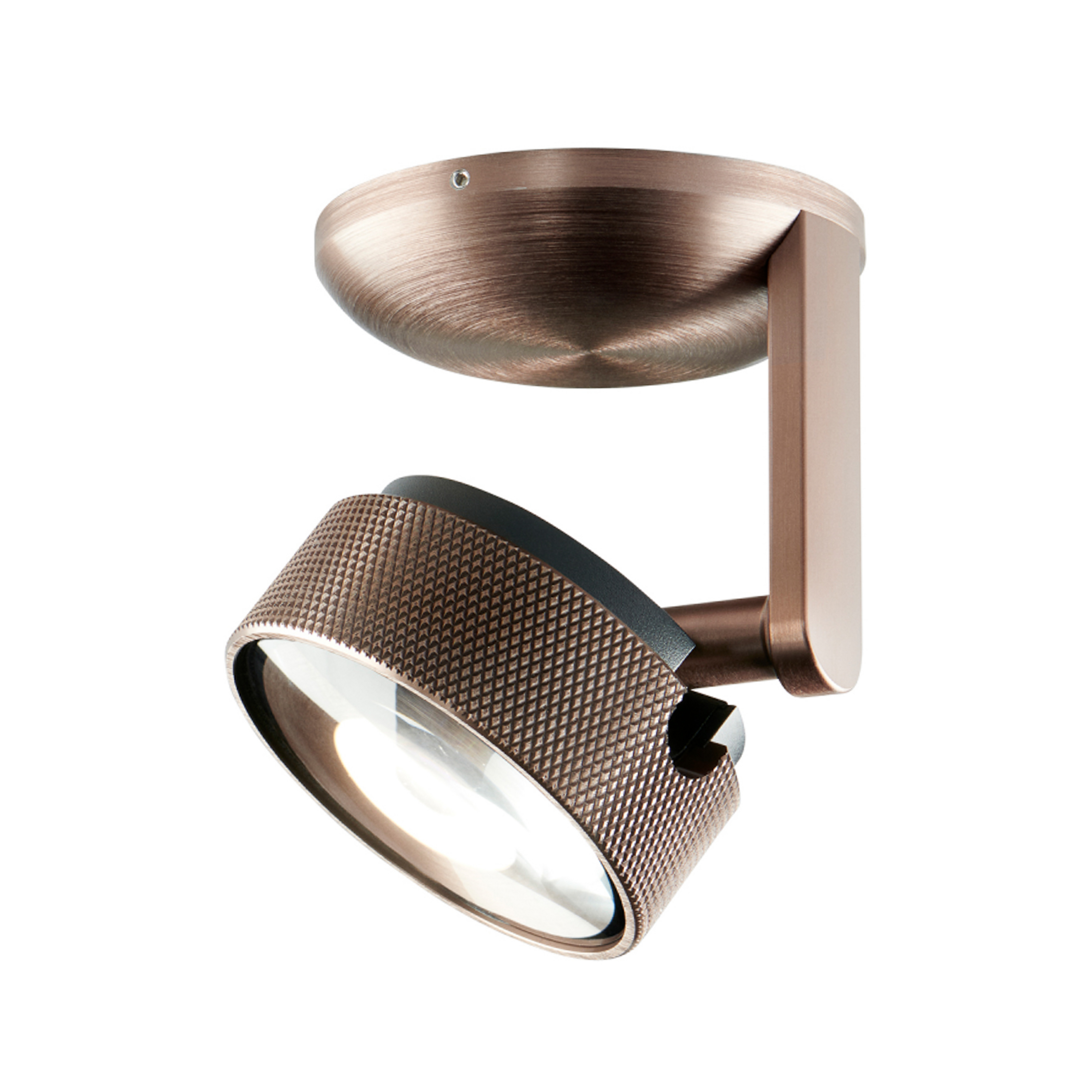 Cosmo C1 LED downlight, rose gold, CCT, 1-bulb - Light-Point
