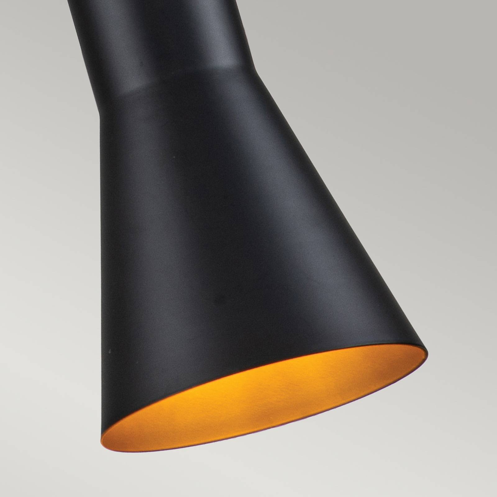 Lampa wisząca Etoile 1-punktowa Ø 13,3 cm czarny mat