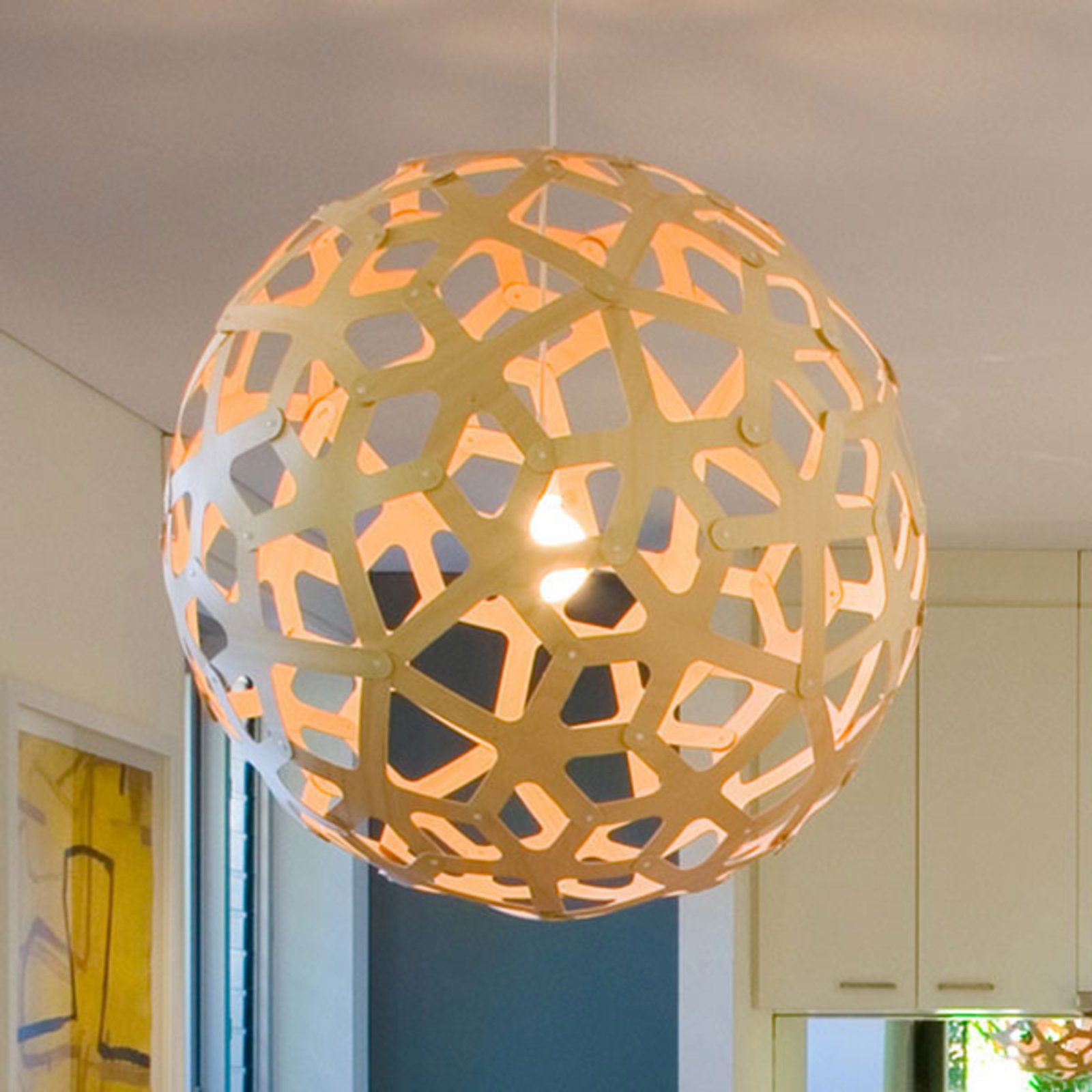 david trubridge Coral függő lámpa Ø 60 cm natúr