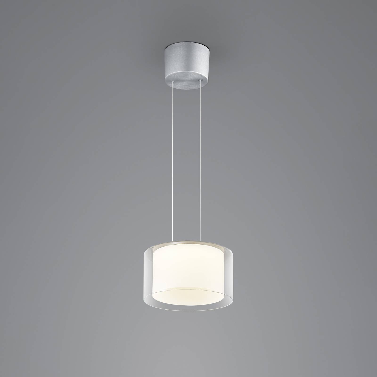 BANKAMP Grand Clear Suspension LED 1fl Ø 32 cm