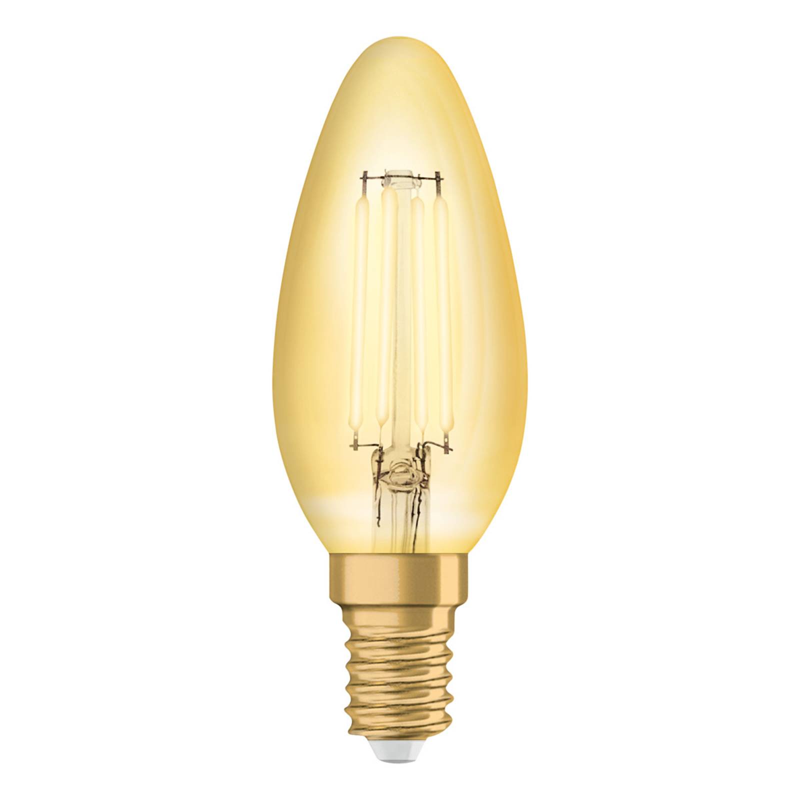 OSRAM Vintage LED-kerte E14 4 W filament 824 guld