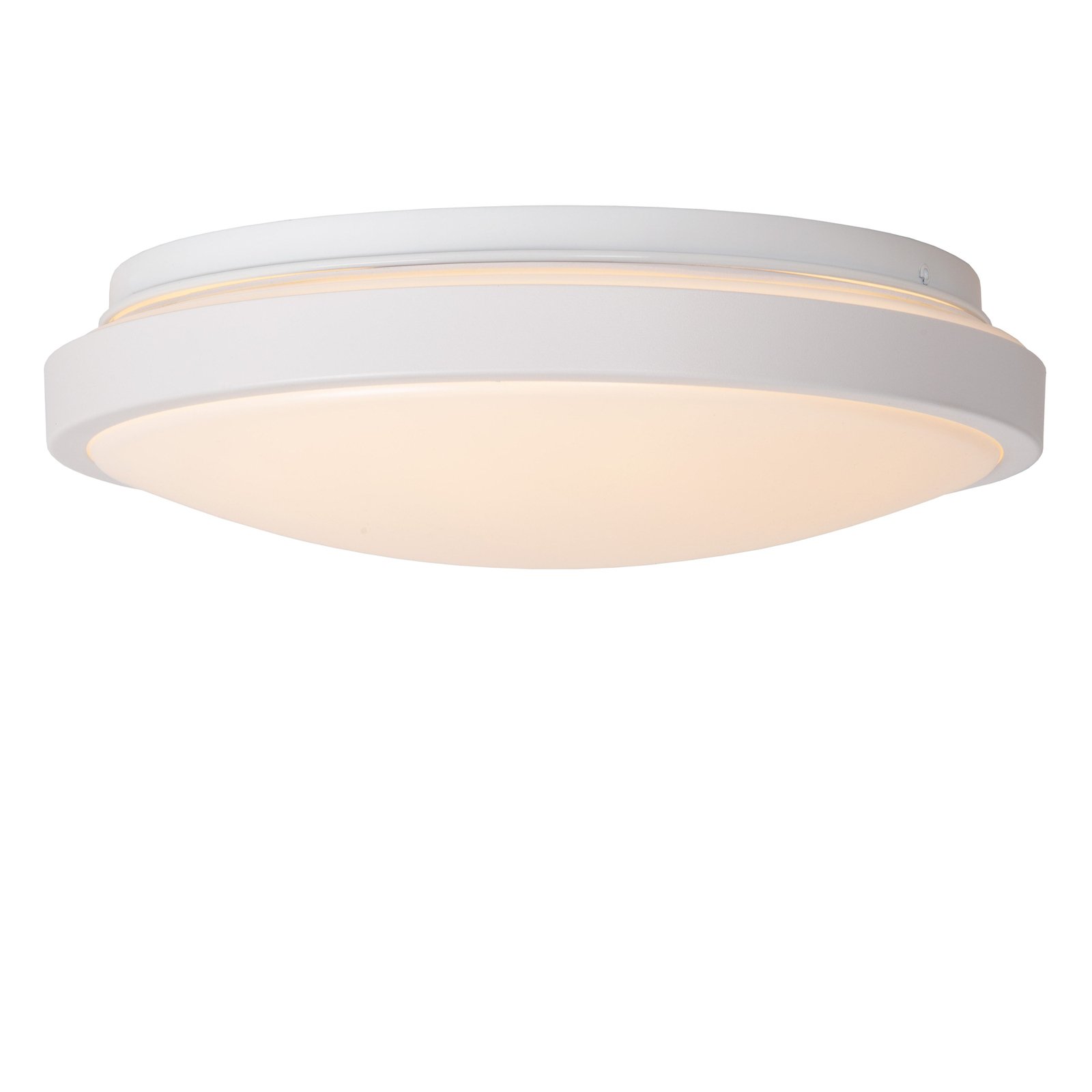 Dasher LED ceiling light, white, Ø 29.3 cm, 2700 K, IP44