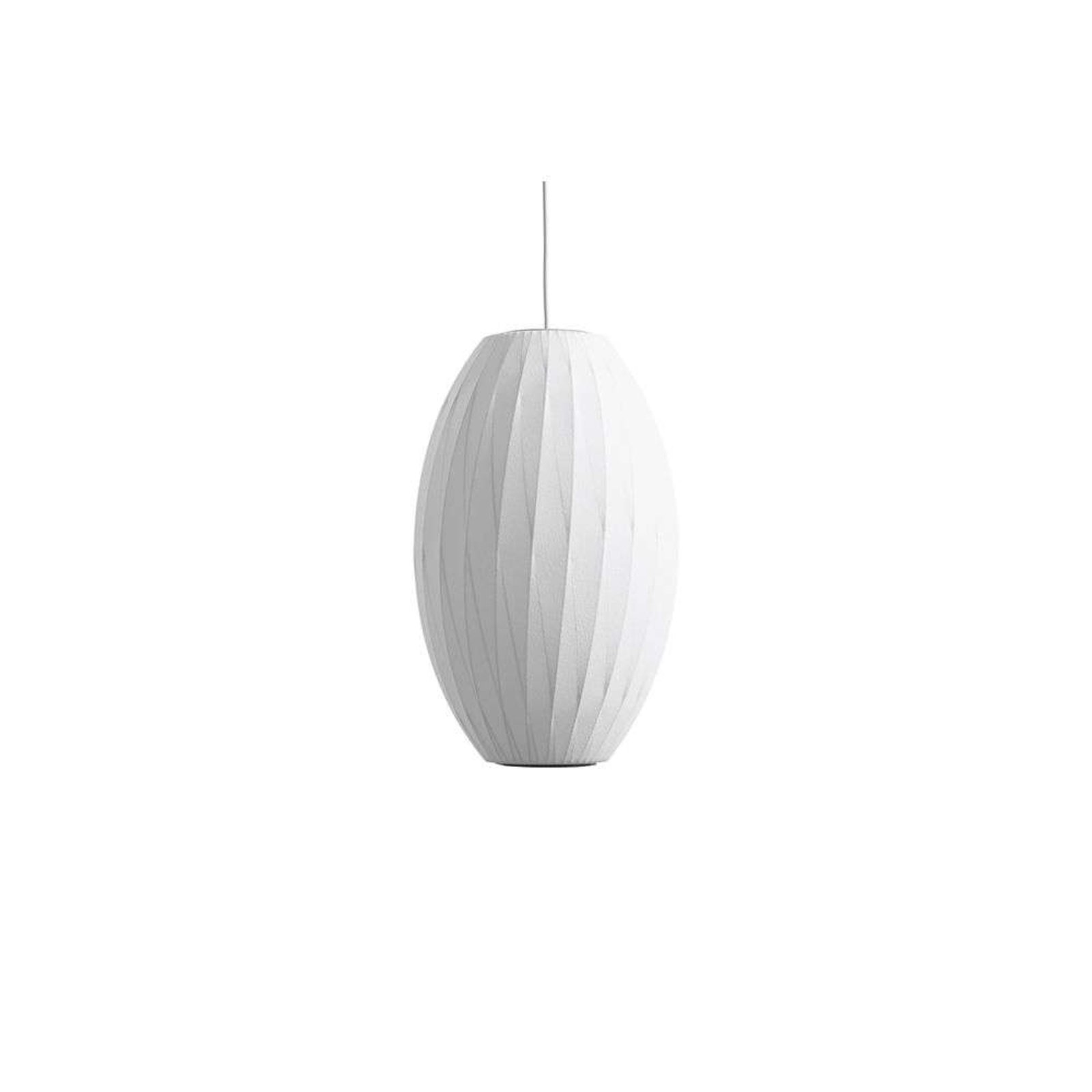 Nelson Cigar Crisscross Bubble Lampada a Sospensione M Off-White - Herman Miller