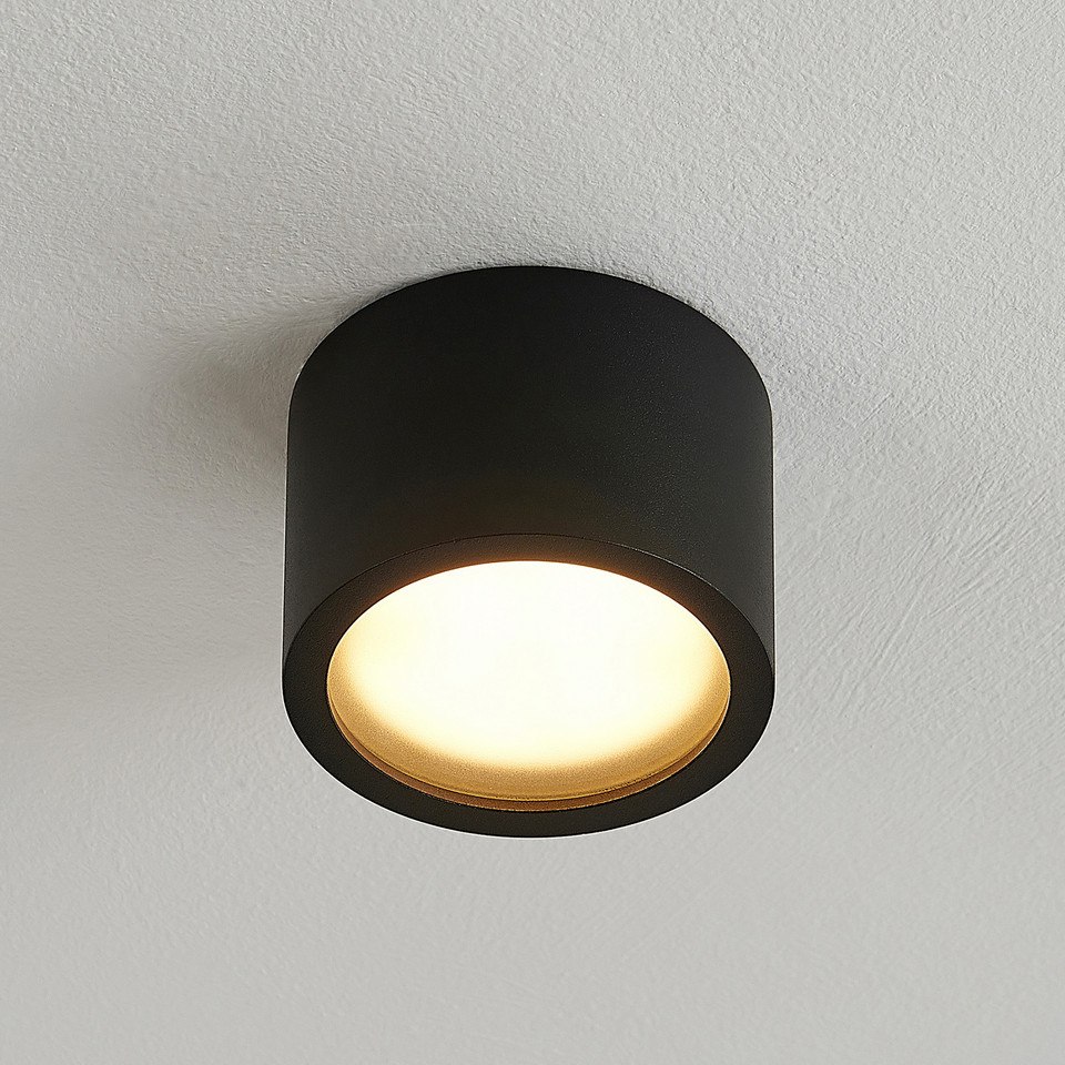 Arcchio Nieva Round Plafond, svart från Arcchio