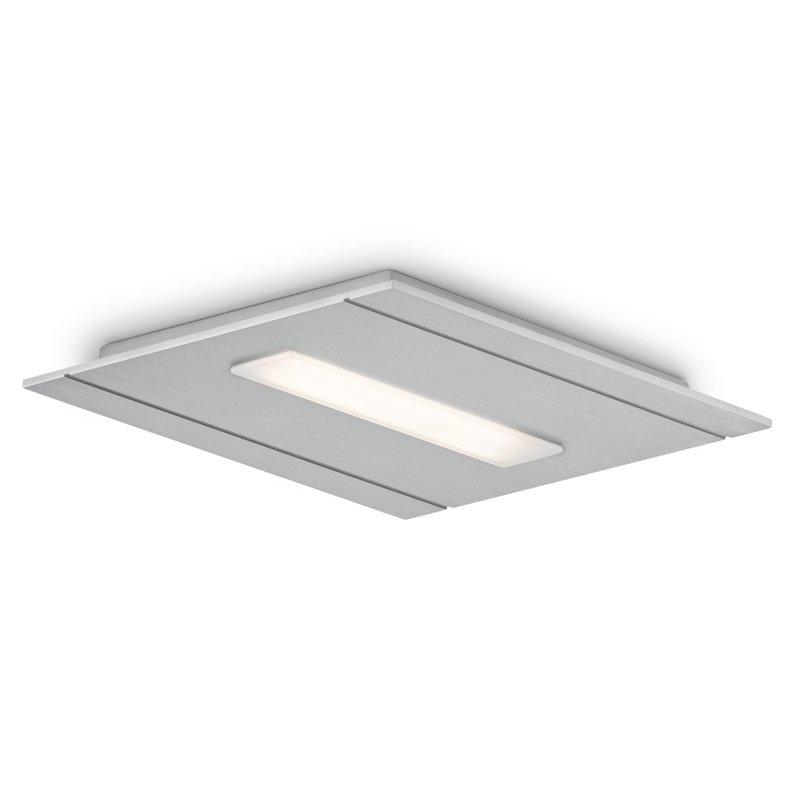 Knapstein Sina-1 LED ceiling light, dim to warm, 1-bulb, for Living / Dining Room, metal, energy efficiency: A+, L: 38.5 cm, W: 19 cm, H: 3.8 cm