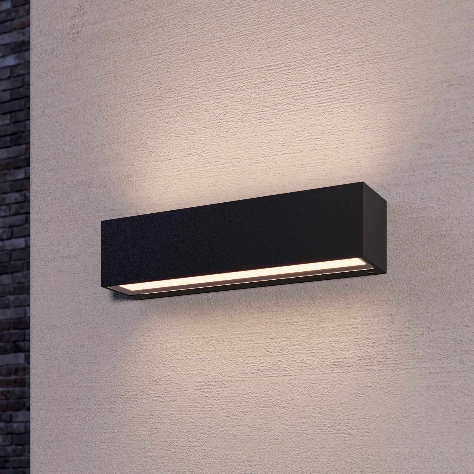Tilde - elongated IP65 LED wall lamp for outdoors