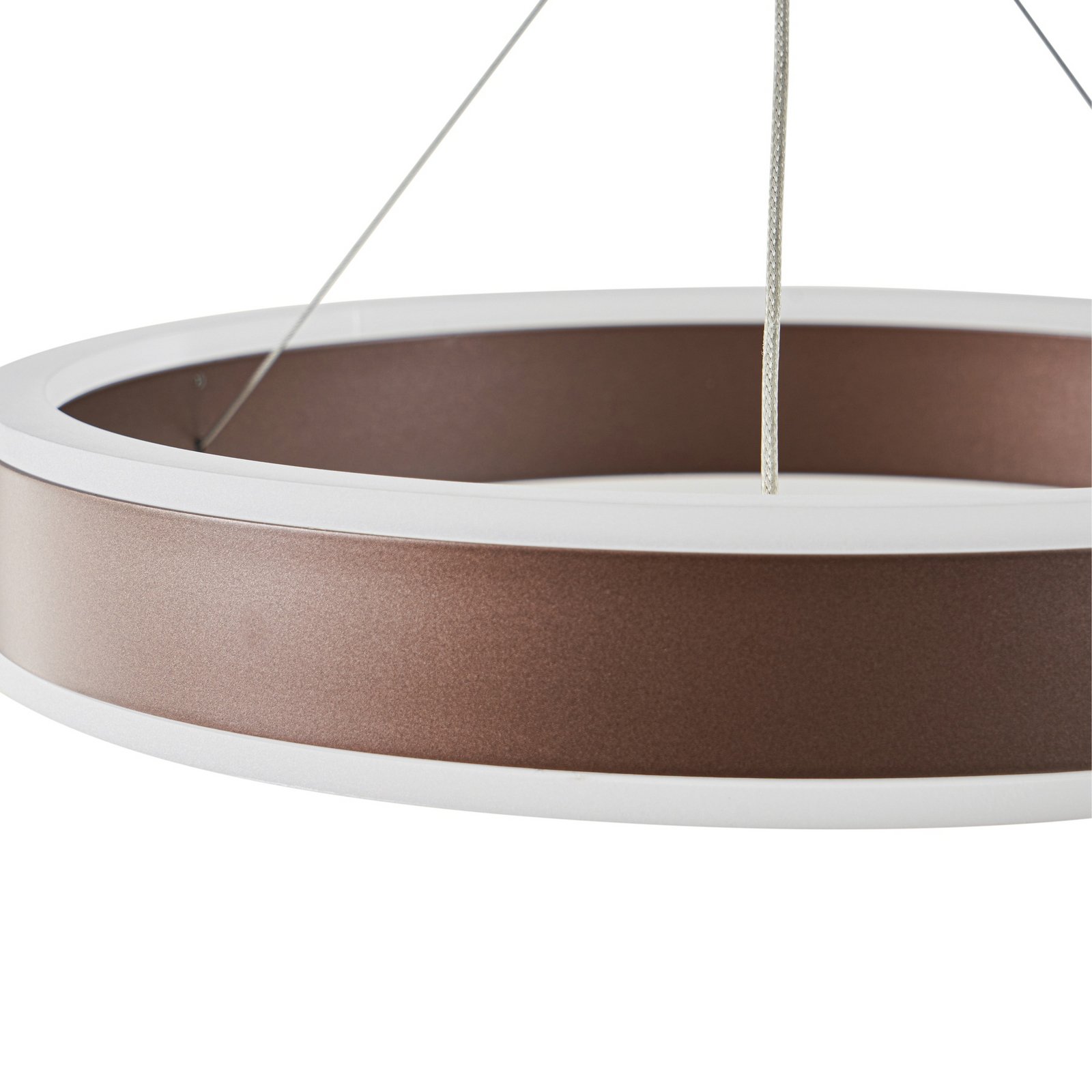 Kolo 3 LED Pendelleuchte Iced Coffee - Lucande Kolo 3 LED Pendelleuchte Iced Coffee - Lucande