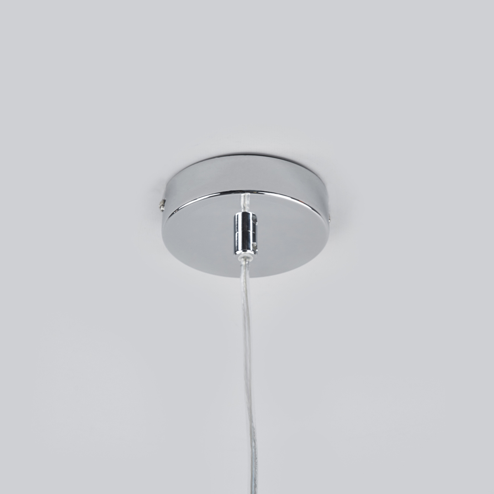 Melia - drielaagse hanglamp in bruin en grijs