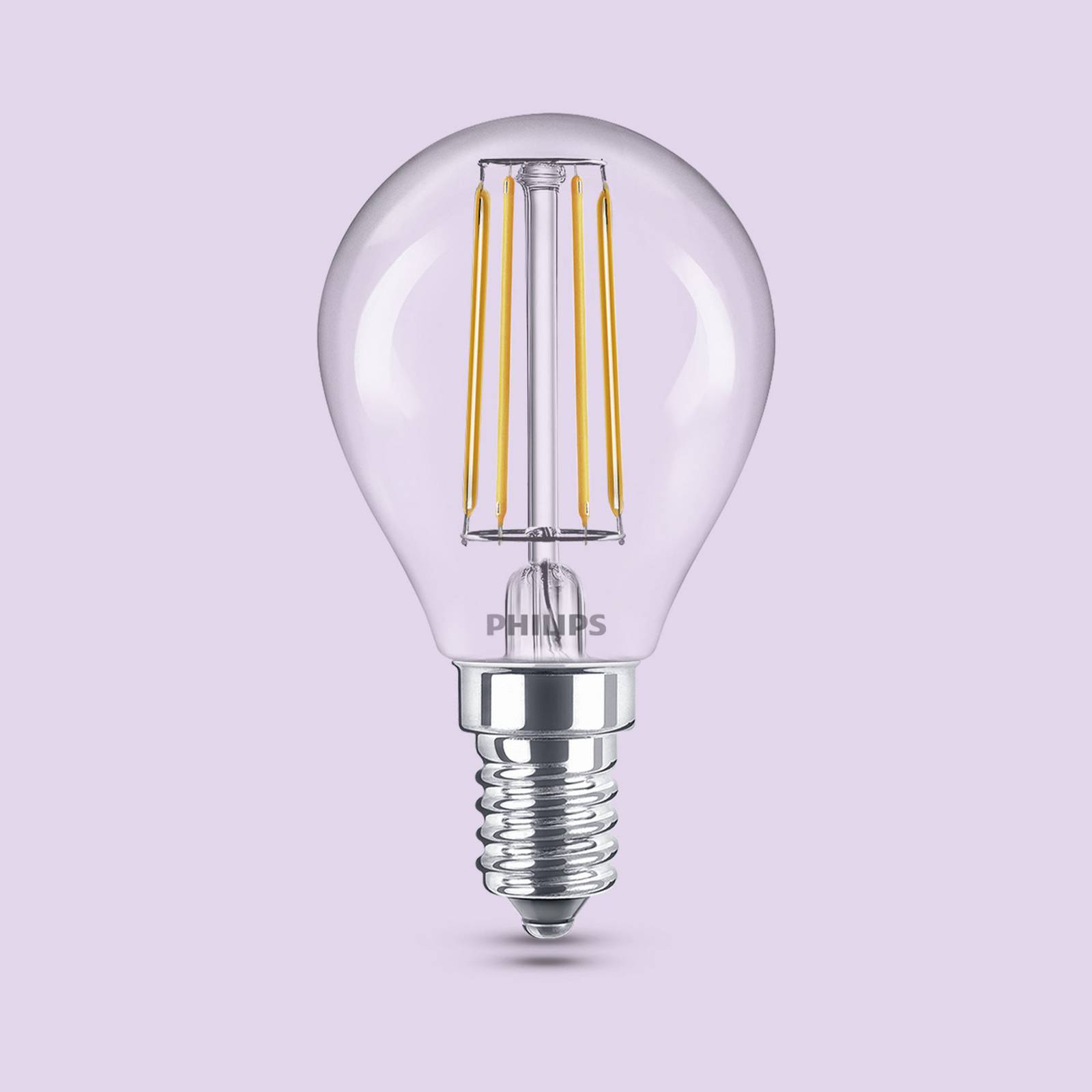 Philips LED žiarovka E14 P45 4,3 W 470 lm 2700 K žeravá 3 ks balenie