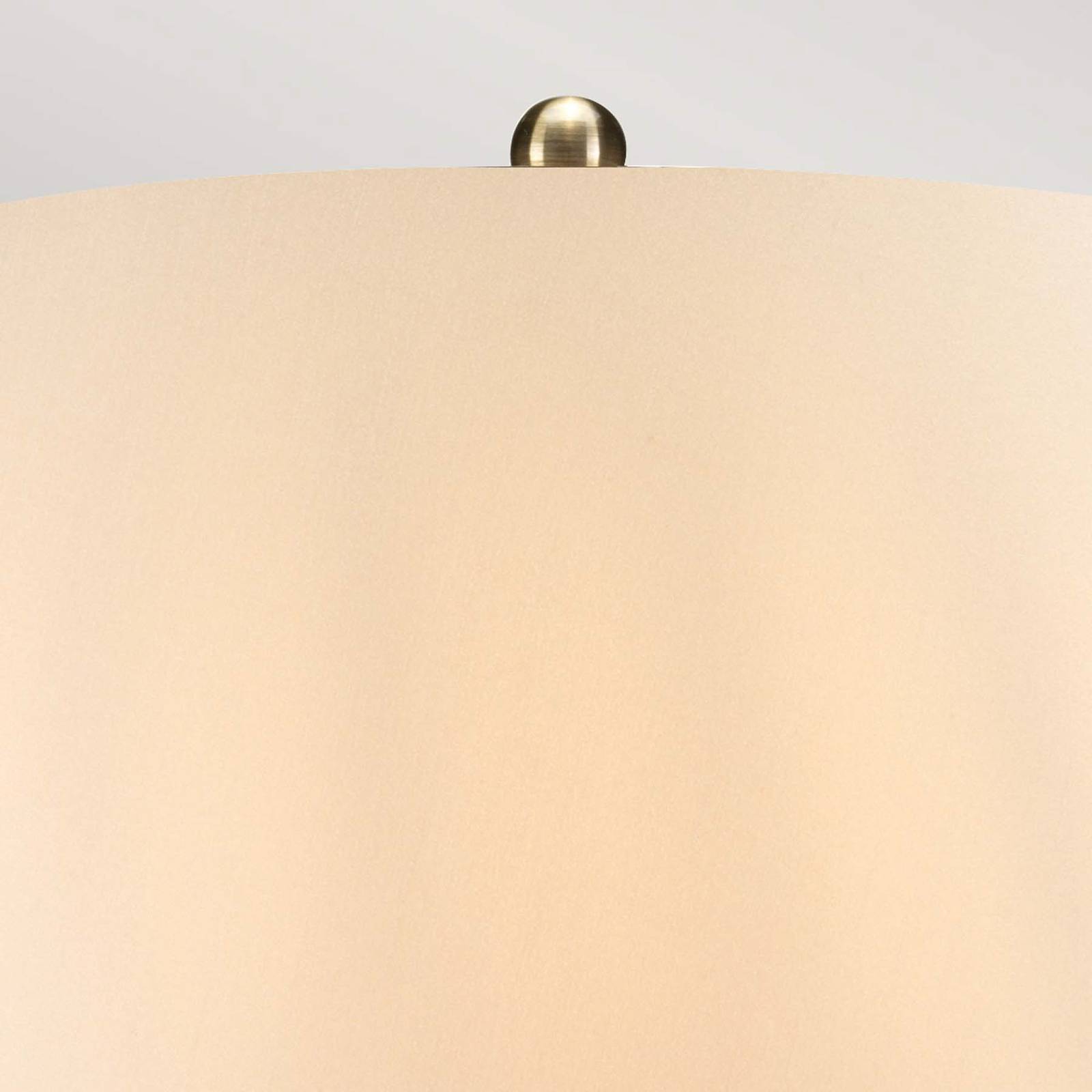 Photos - Desk Lamp Elstead Ottoman table lamp with ceramic base, ivory lampshade 
