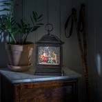 LED vodní lucerna Santa Claus na saních