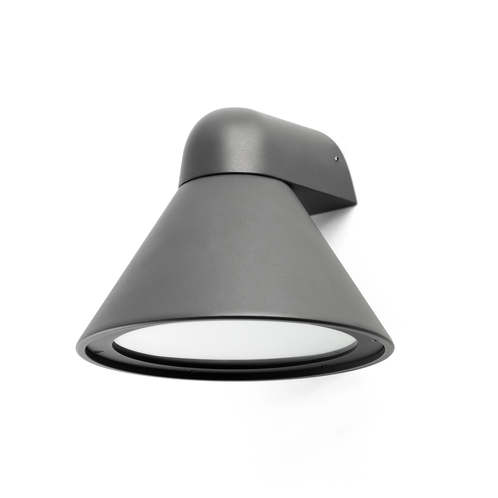 Utendørs vegglampe Pals, IP65, mørkegrå