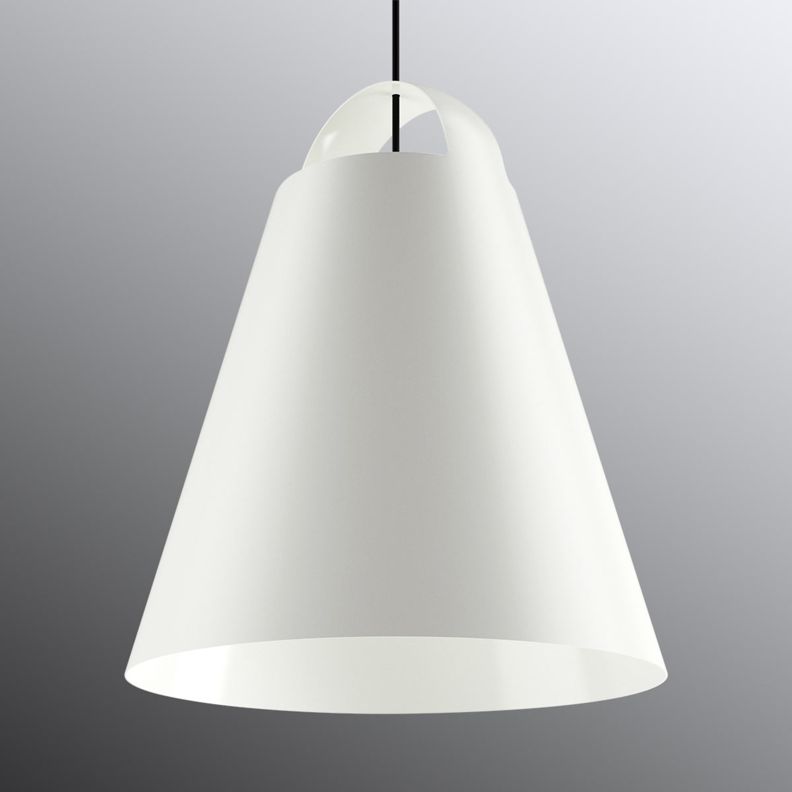 Louis Poulsen Above pendant lamp, white, 55 cm