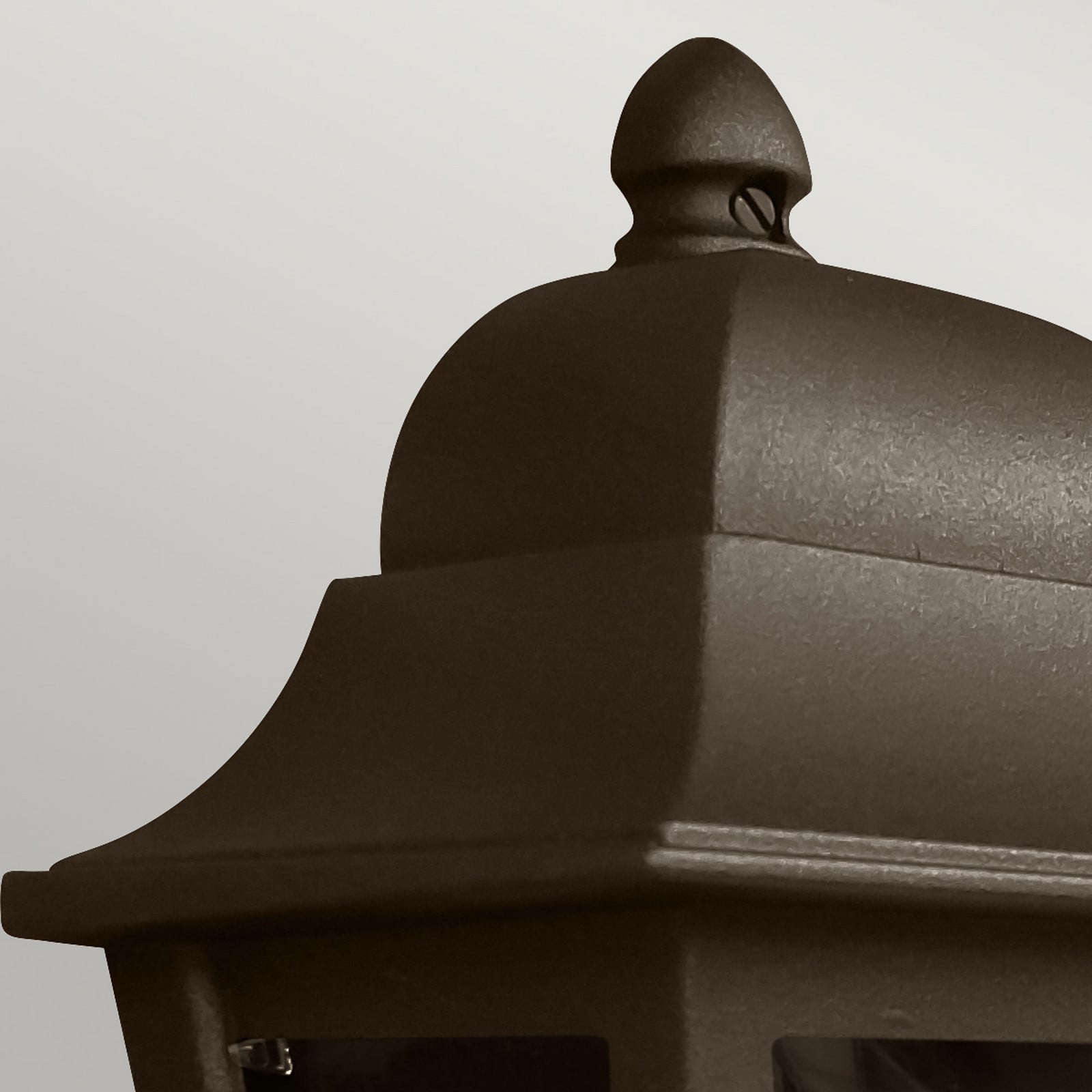 Elstead Bronze, Transparente Candeeiro De Parede Exterior Deco Lane, Bronze, Lanterna, Alumínio, Ip44