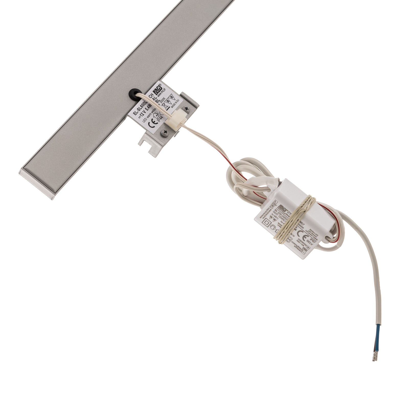 Oświetlenie lustra LED Espelho 60 cm alu 4 000 K