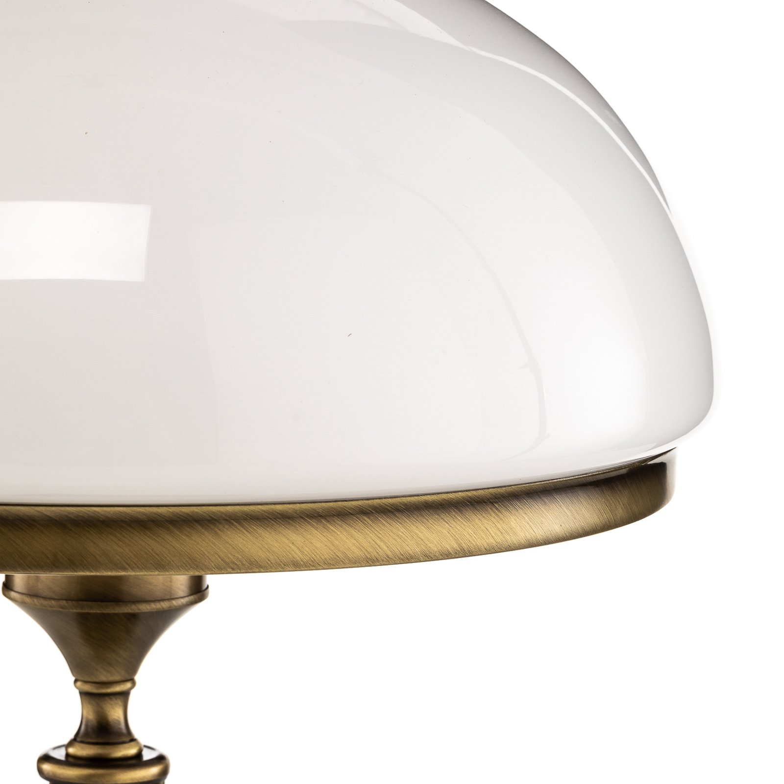 Lámpara de mesa Petro con pantalla de vidrio