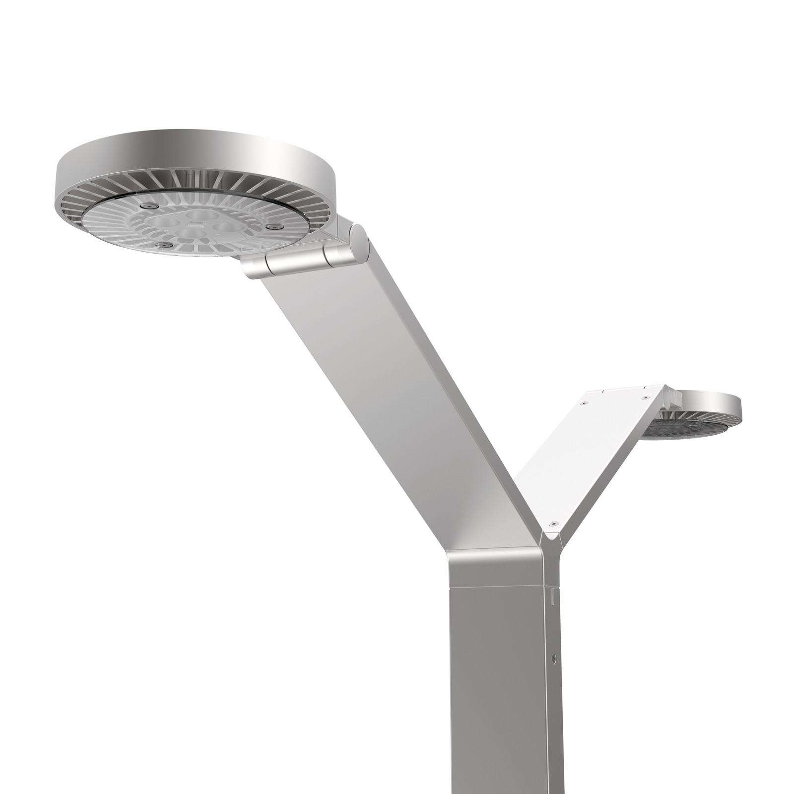 Luctra Floor Twin Radial LED-Stehleuchte steuerbar