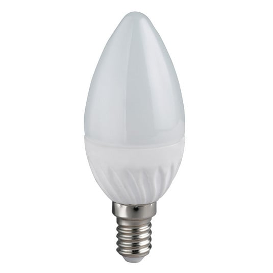 Lâmpada de vela LED E14 5W, regulável, branco quente