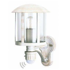 Genefe applique da esterni in bianco-oro