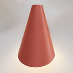 Vibia I.Cono 0720 Wandleuchte, 28 cm, rot-braun