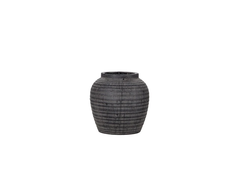 House Doctor - Hafa Pflanzentopf H26 Grey/Brown