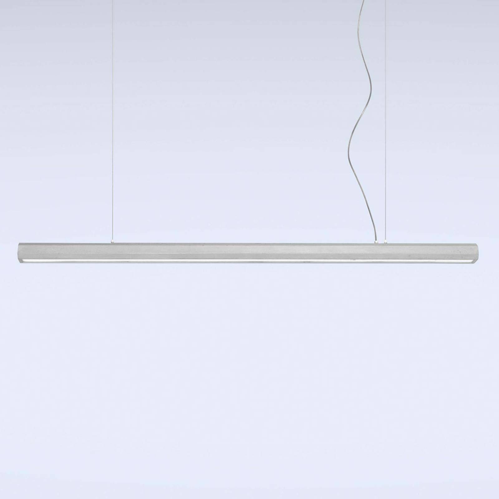 Marchetti LED-pendel Materica beam 150 cm betong