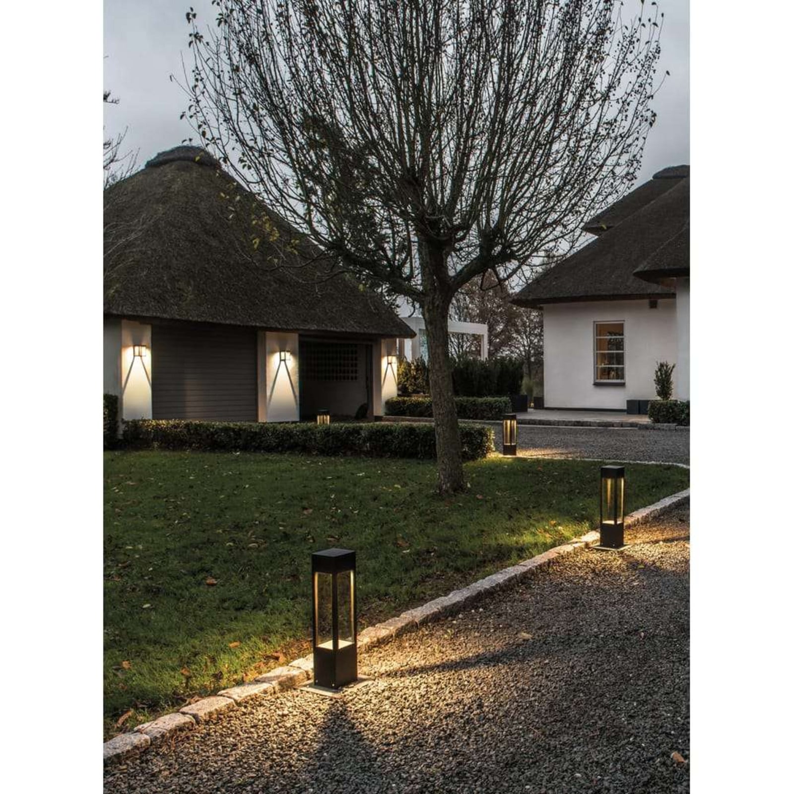 Lantern G1 LED Utomhuslampa 3000K Svart LIGHT-POINT - Terrass - Aluminium | Produkter - Utomhusbelysning - Trädgårdslampor | Lampspecialisterna