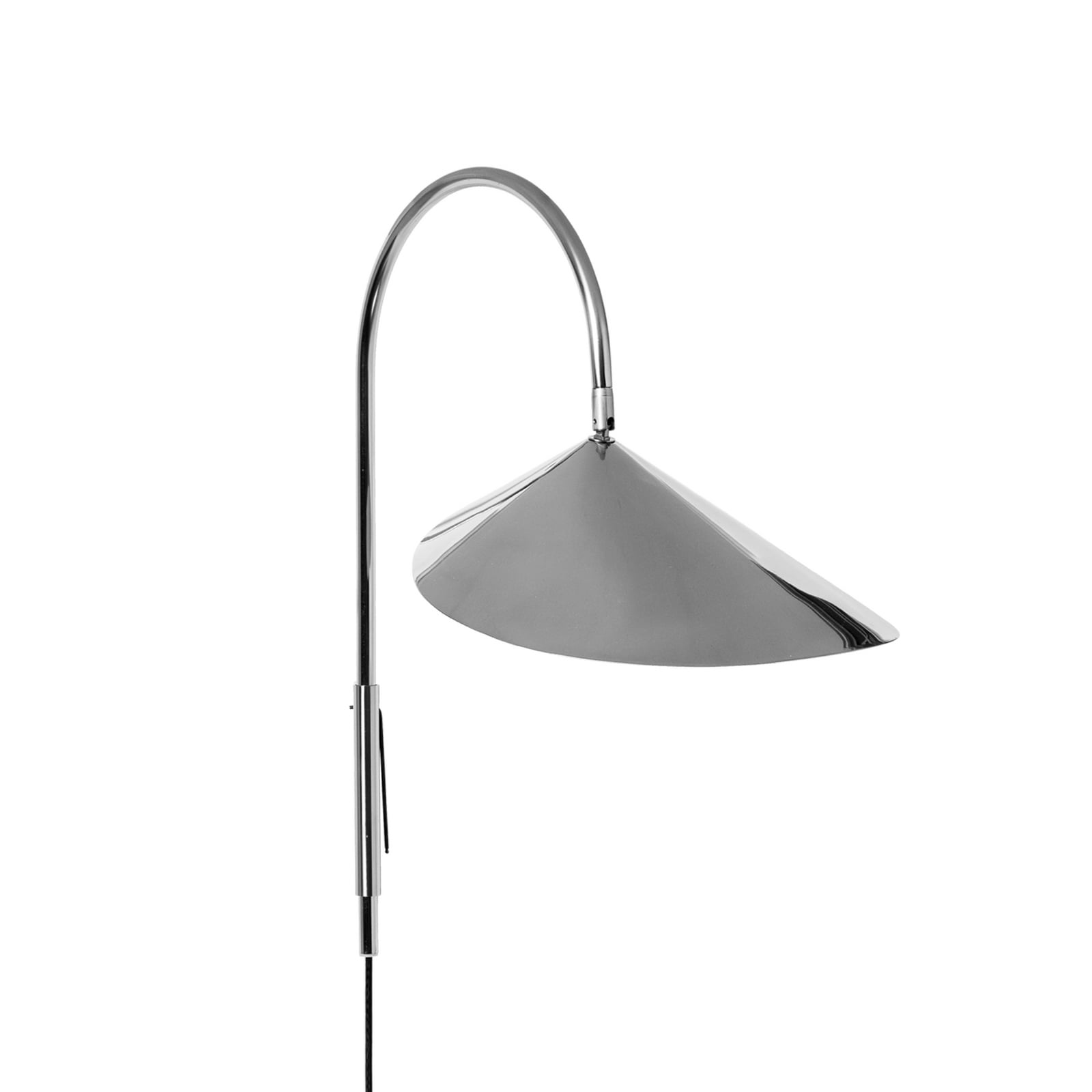 Arum wandlamp, roestvrij staal, metalen stekker, 47 cm - ferm LIVING Arum wandlamp, roestvrij staal, metalen stekker, 47 cm - ferm LIVING