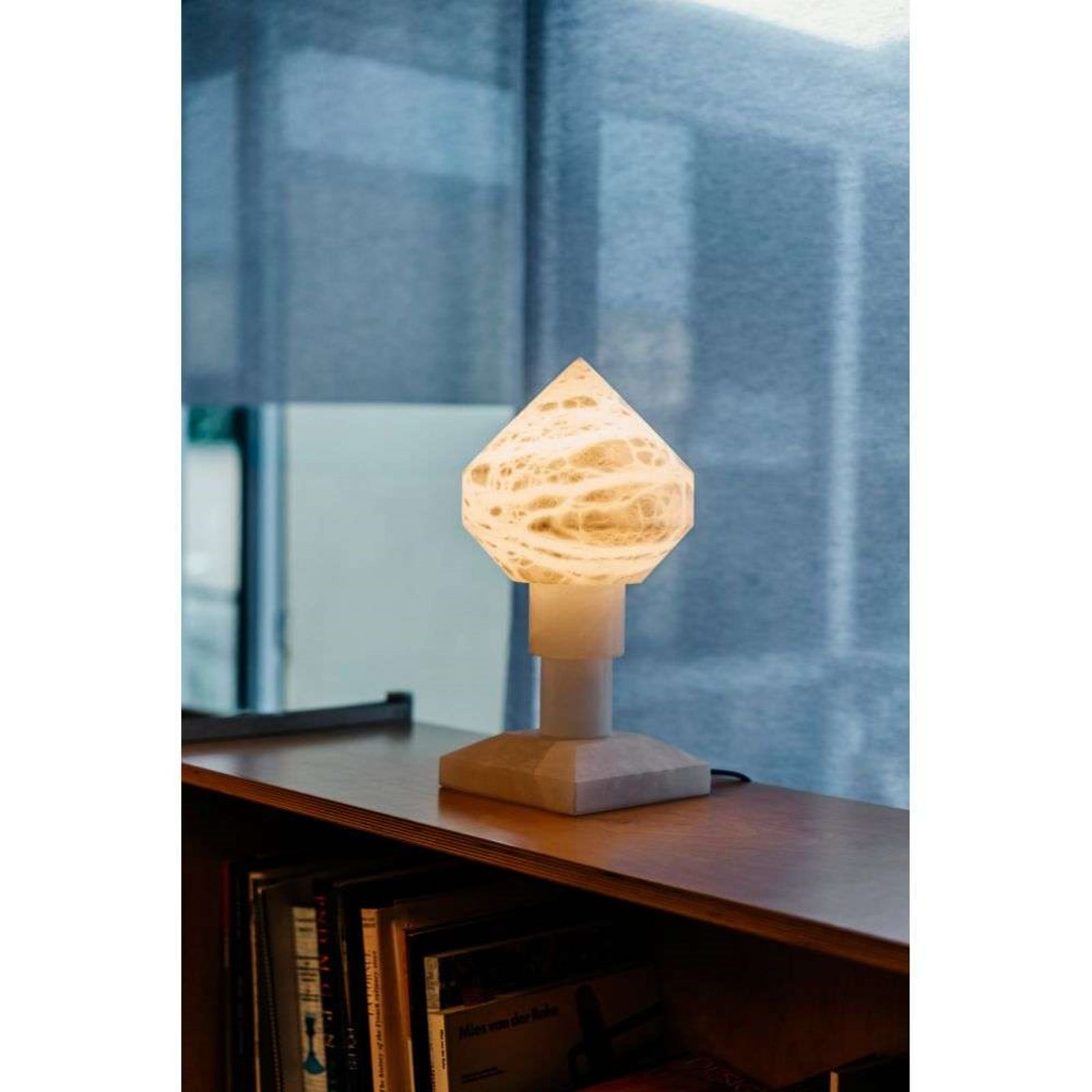 Zeleste Bordslampa Vit Santa & Cole - Vardagsrum - Gips / lera
