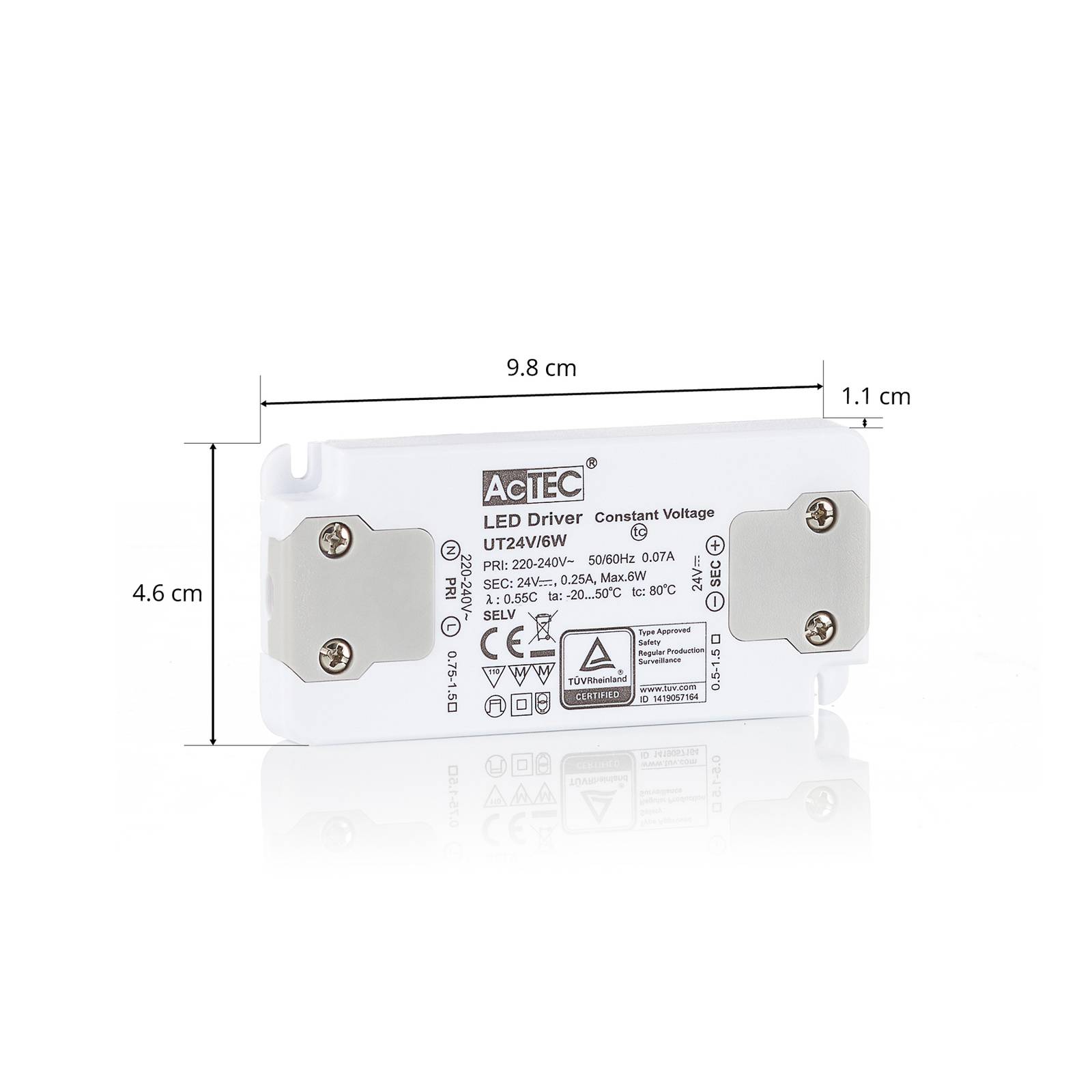 AcTEC Slim LED budič CV 24V, 6 W