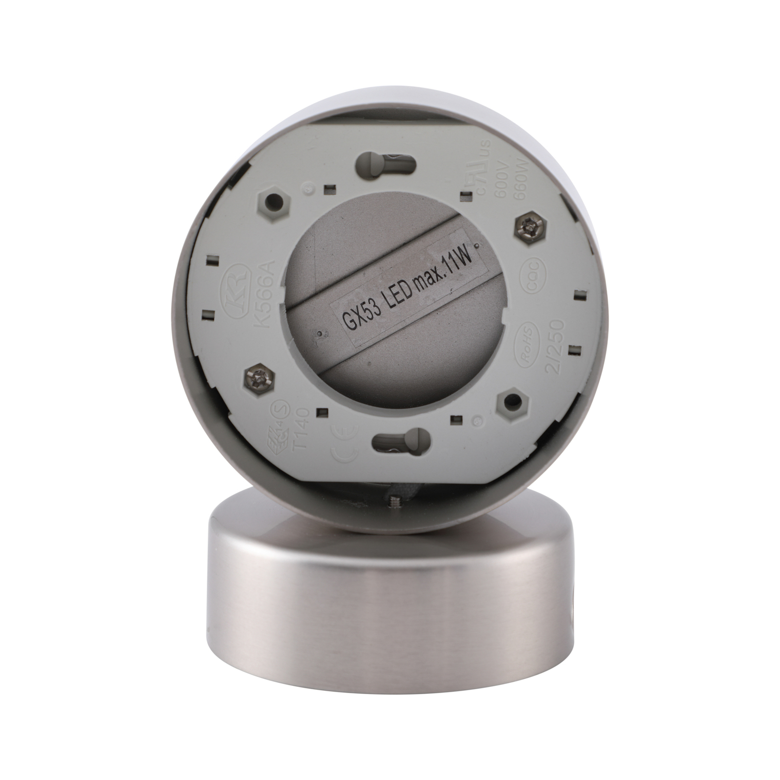 Lindby Aplică de perete Jyla, nichel, soclu în partea inferioară