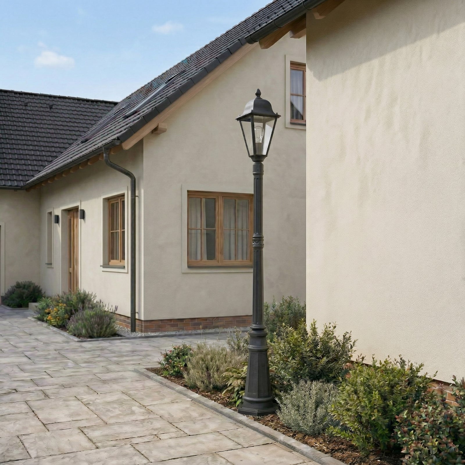 Edana Außen Gartenleuchte Graphite - Lindby