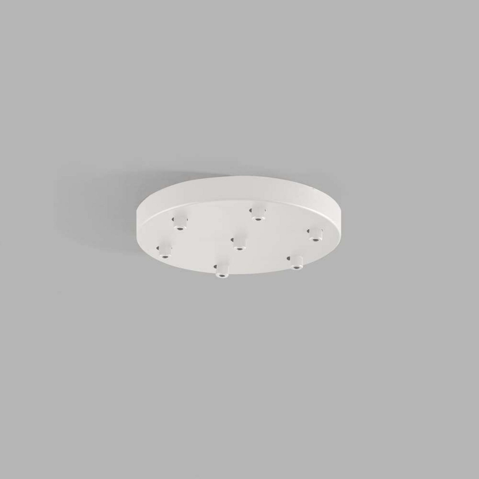 Ceiling Base Ø300/7 Pendants White - LIGHT-POINT