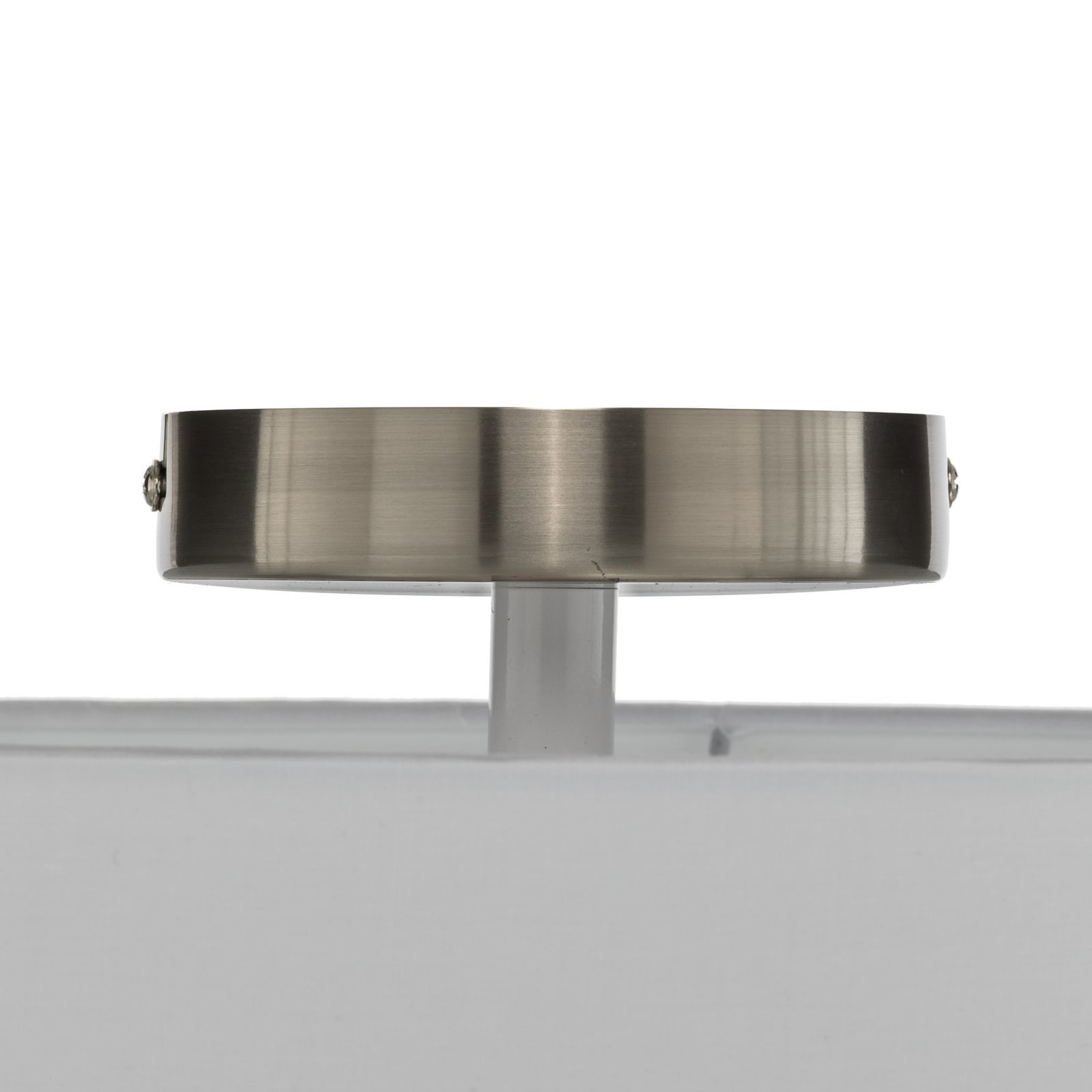 Lindby loftlampe Sebatin, Ø 40 cm, hvid, stof, E27 Lindby loftlampe Sebatin, Ø 40 cm, hvid, stof, E27