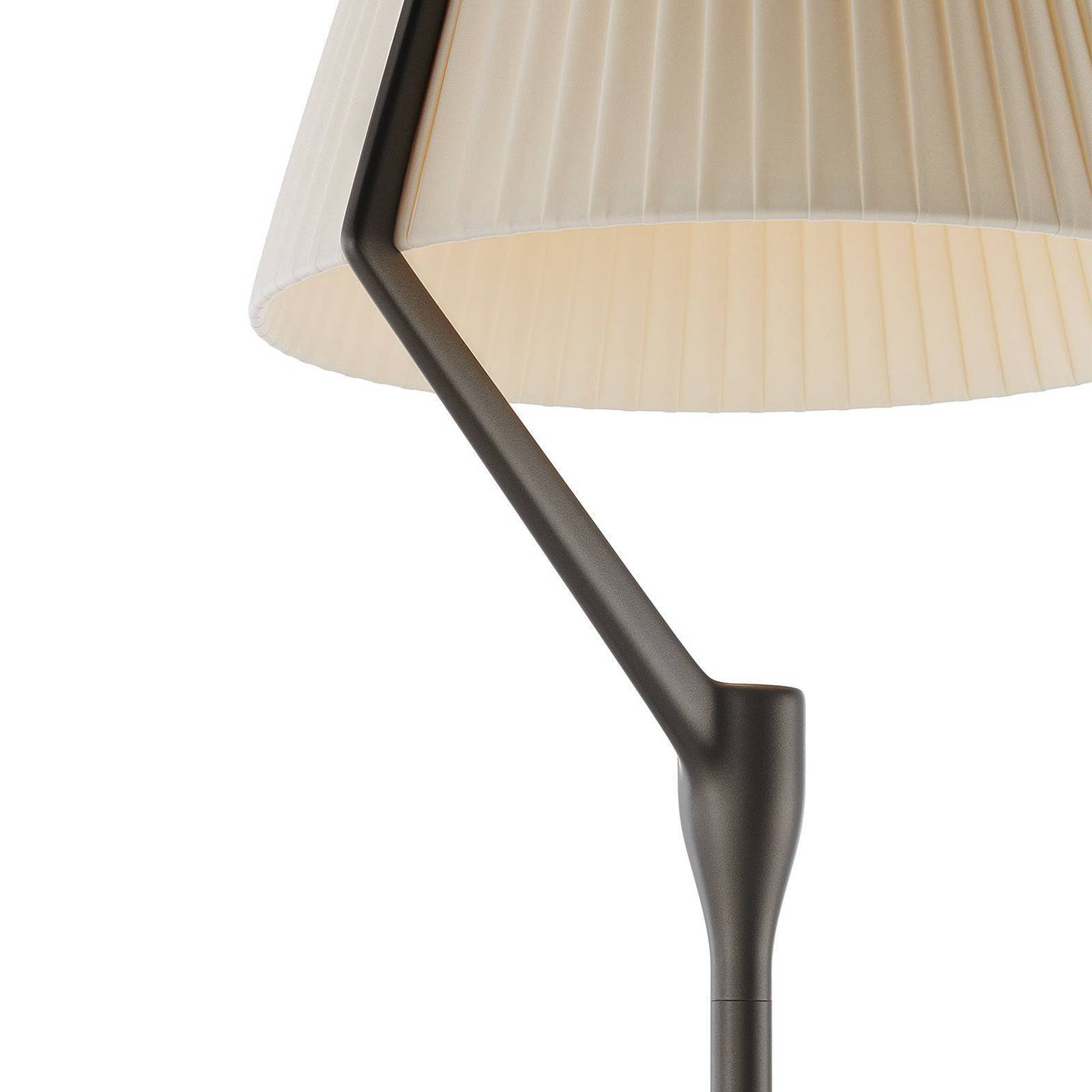 Lampa stołowa LED Kartell Angelo Stone, tytanowa, ściemniana