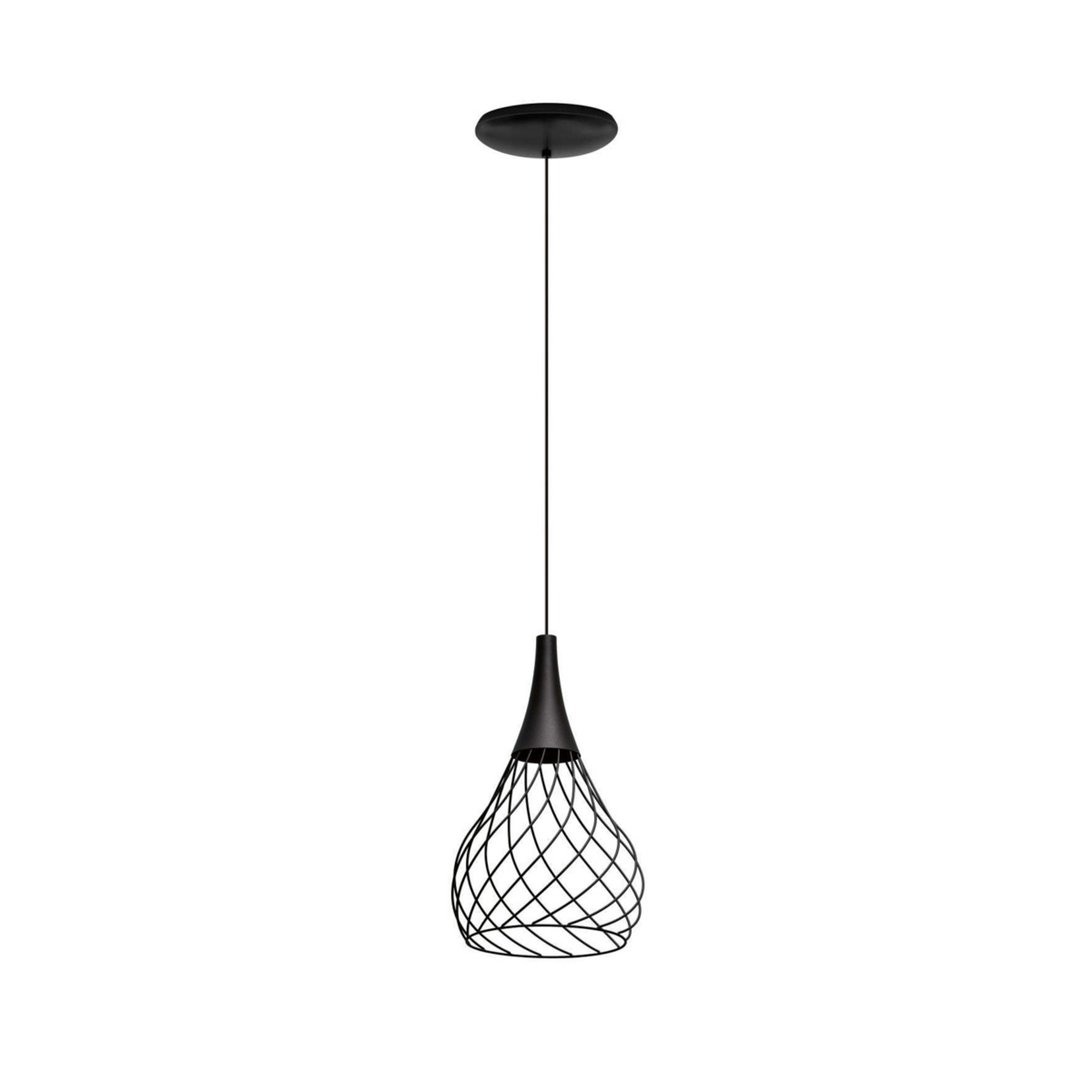 Stilnovo Mongolfier P1 LED-Hängeleuchte, schwarz