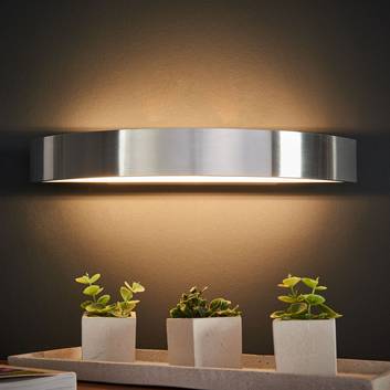 Helestra Yona LED-vegglampe, aluminium, 37,5 cm