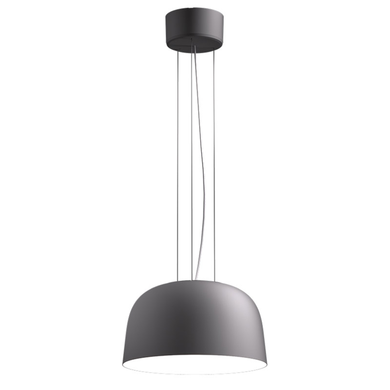 LED viseća svjetiljka Sva 840 Dali Ø 35,6cm srebrno siva