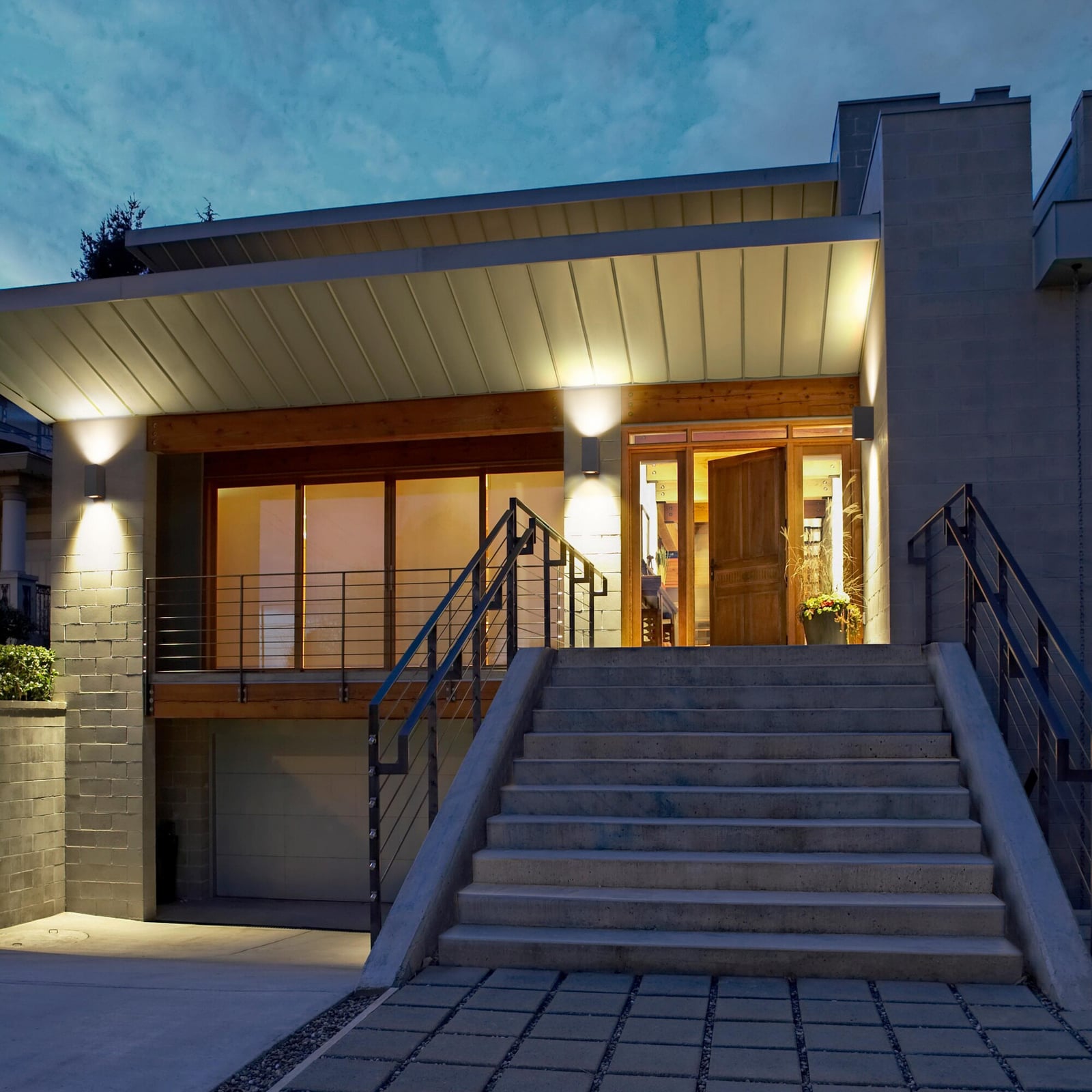 OSRAM venkovní nástěnné svítidlo ENDURA CLASSIC SQUARE, černá, nahoru/dolů