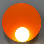 Aphrodite wall light, orange, Ø 33 cm, metal, G9